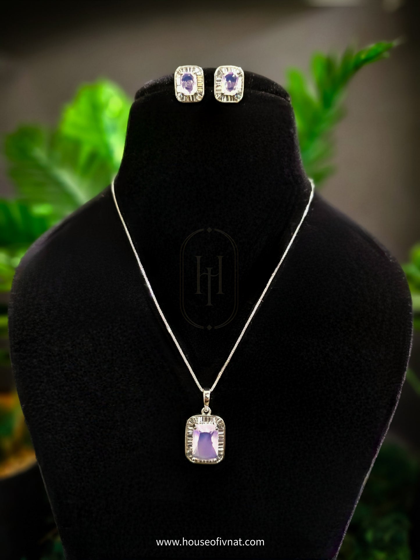 Charlotte Pendant Set- Lilac