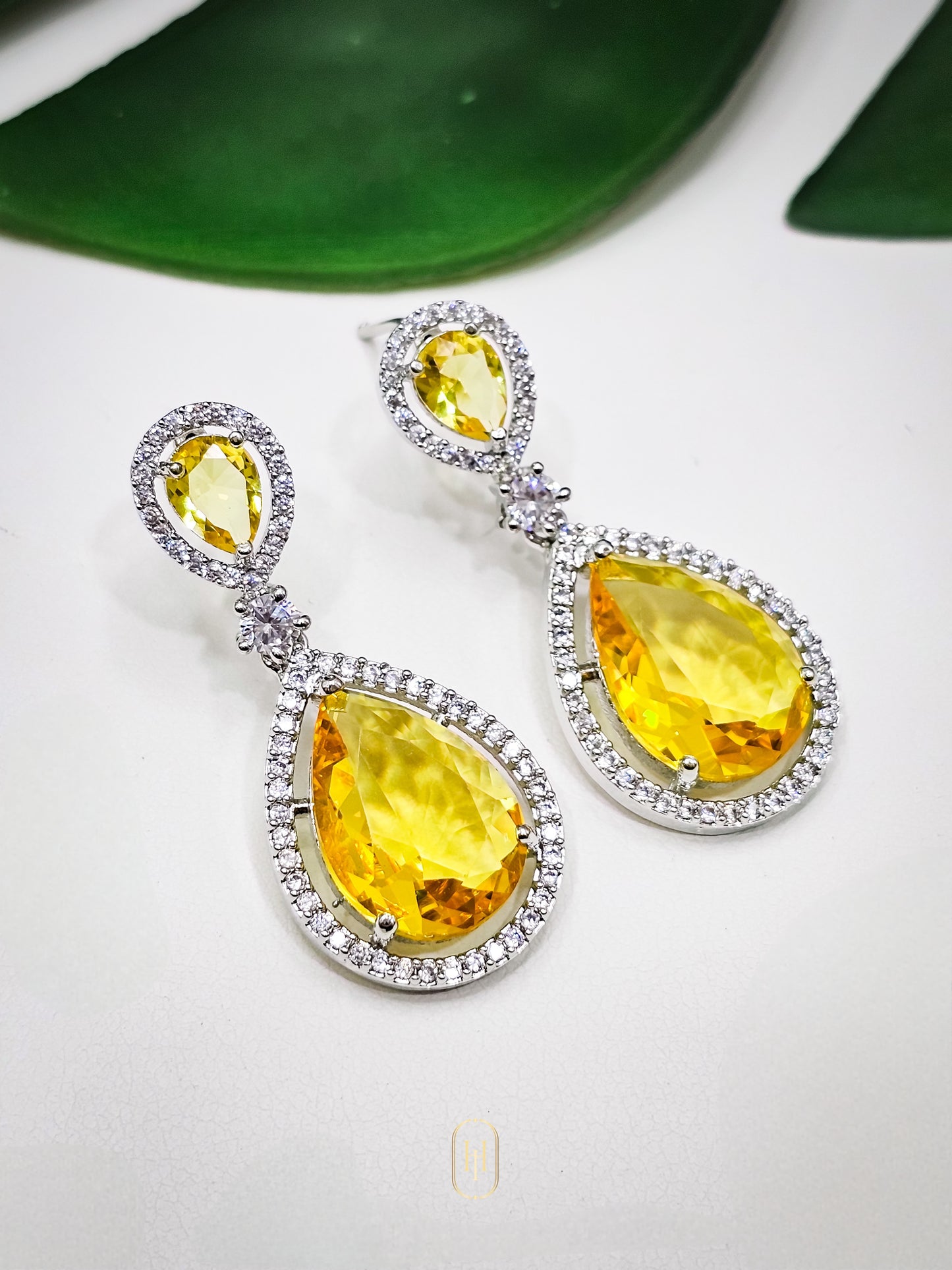 Amrapali Earrings- Yellow