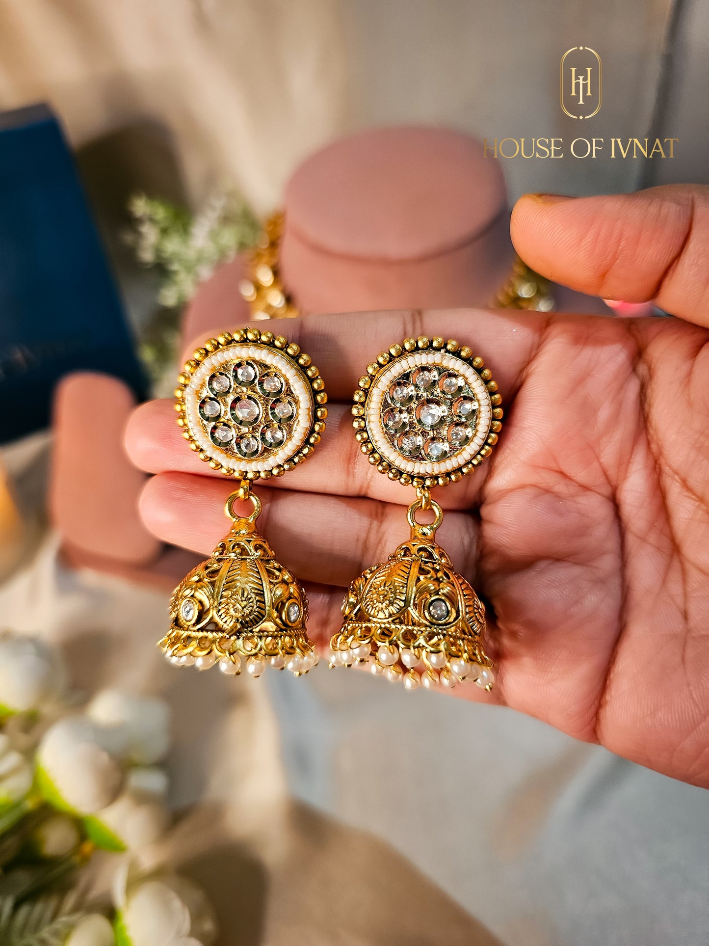 Suhasini Gold Plated Necklace Set