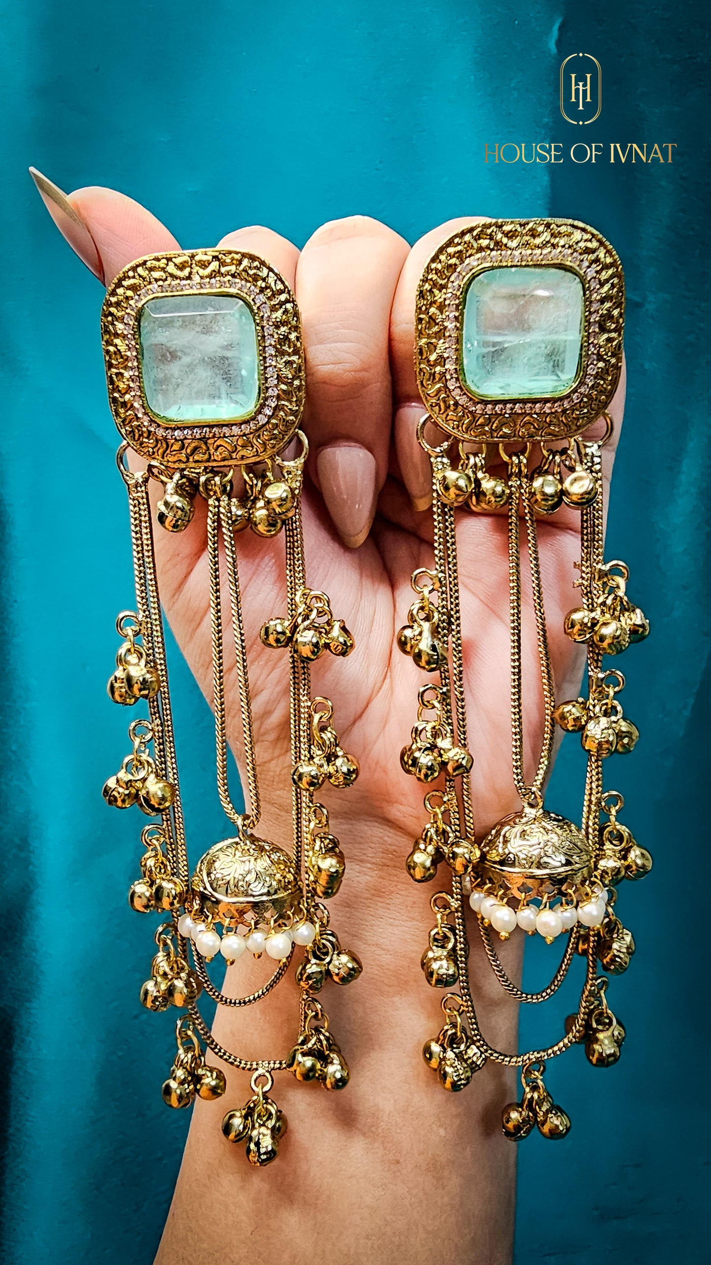 Handcrafted Statement Kashmiri Earrings