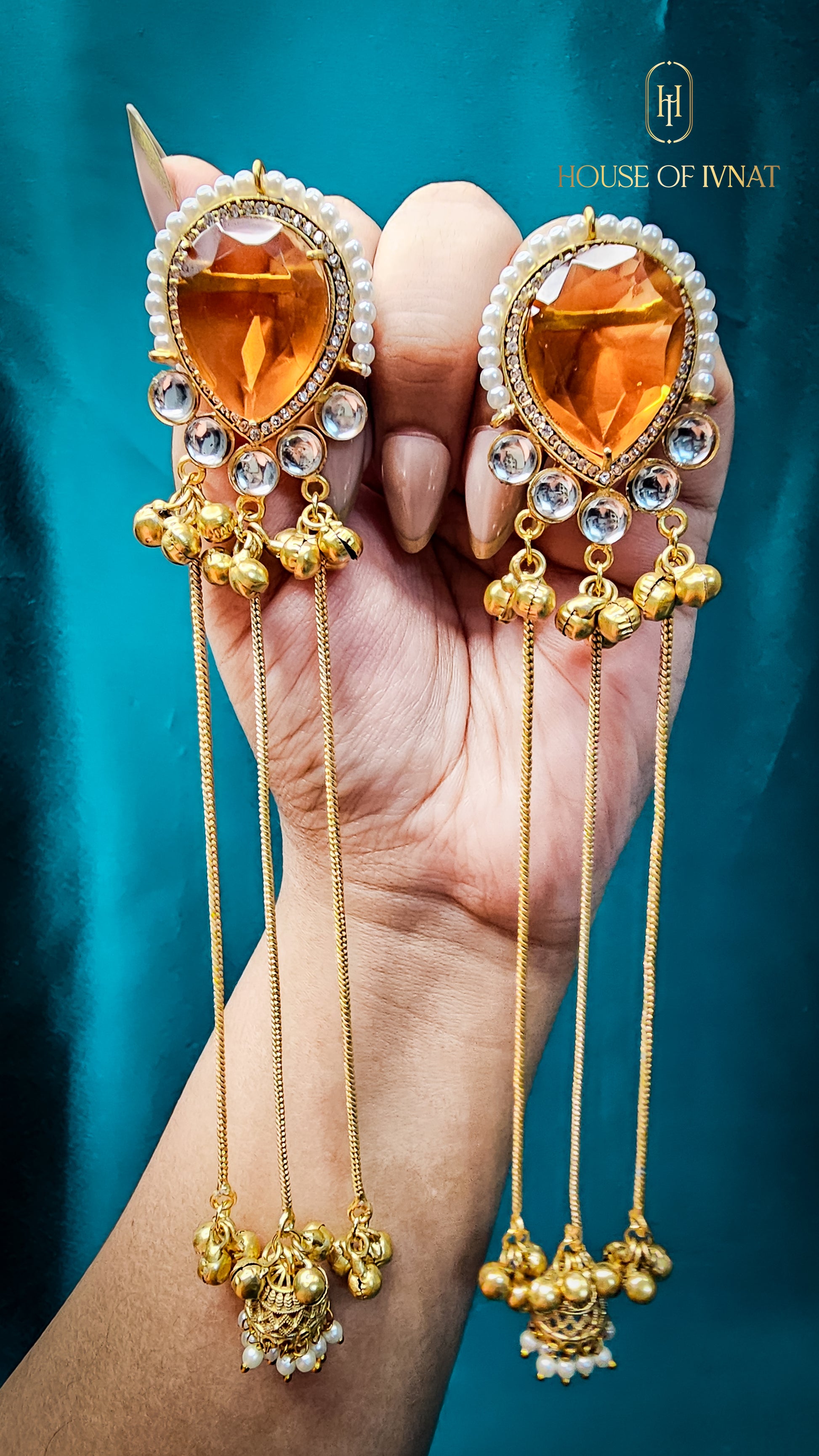 Handcrafted Statement Kashmiri Earrings