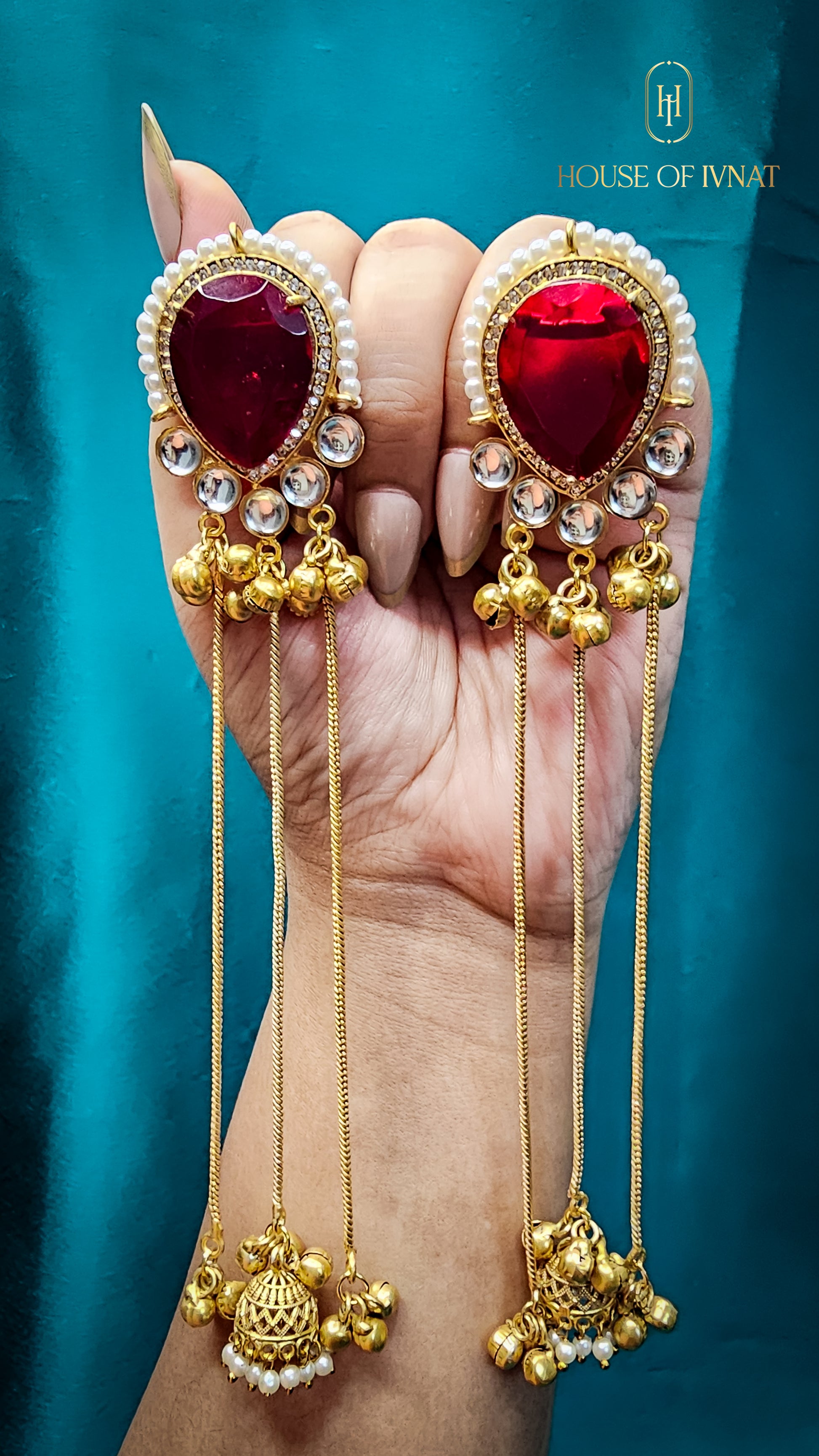 Handcrafted Statement Kashmiri Earrings