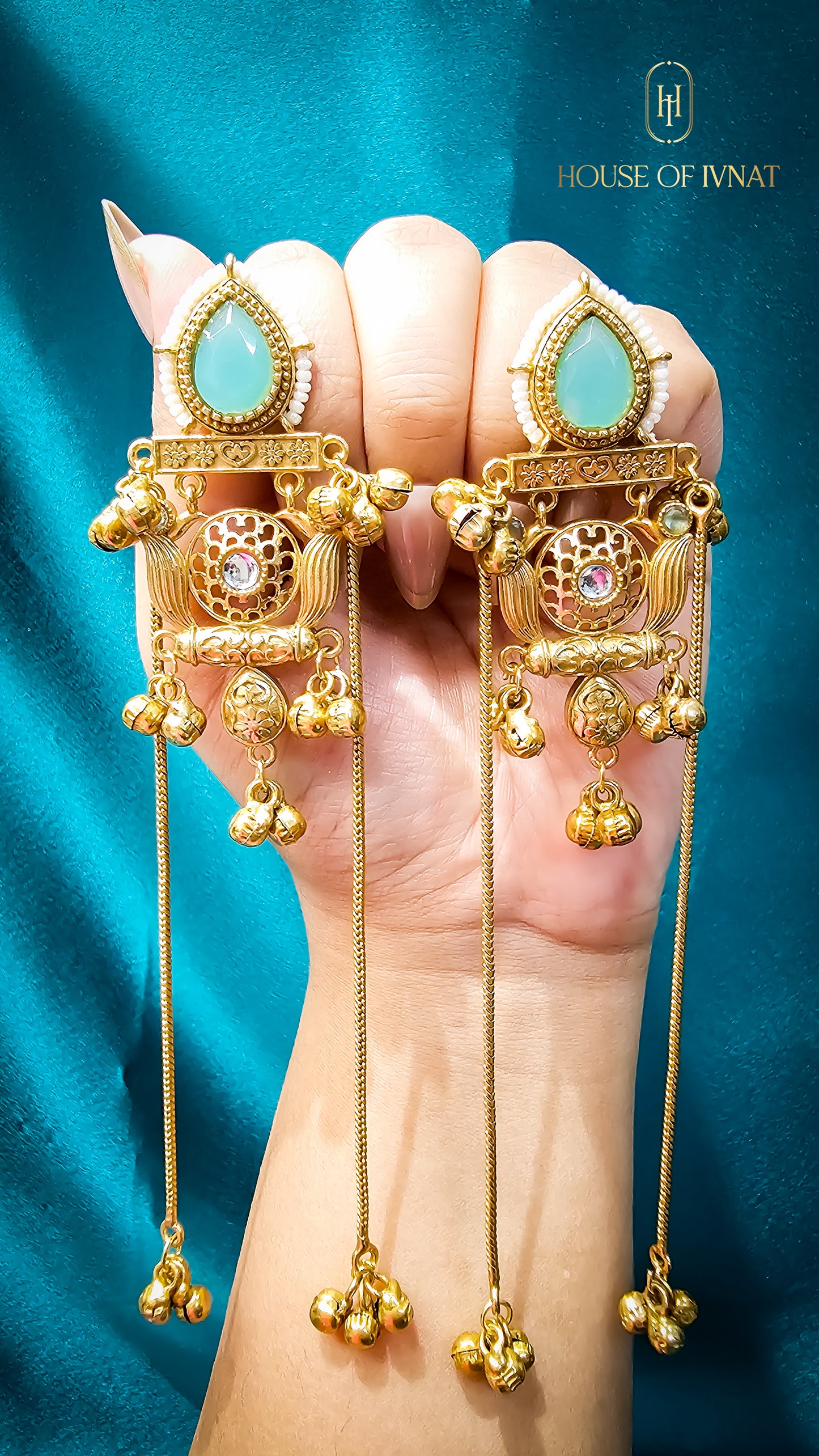Handcrafted Statement Kashmiri Earrings