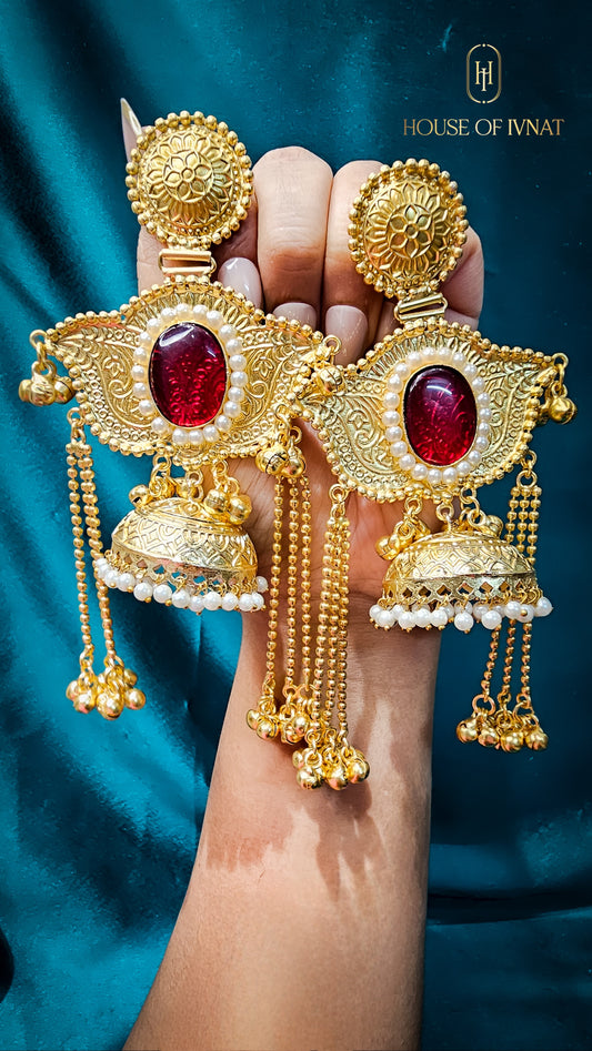 Handcrated Statement Kashmiri Earrings