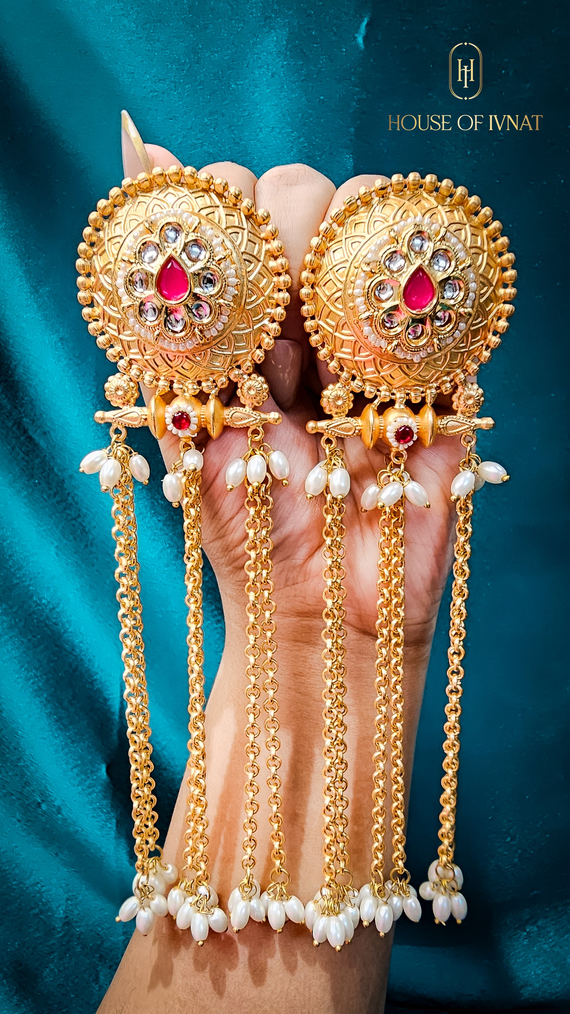 Handcrated Statement Kashmiri Earrings