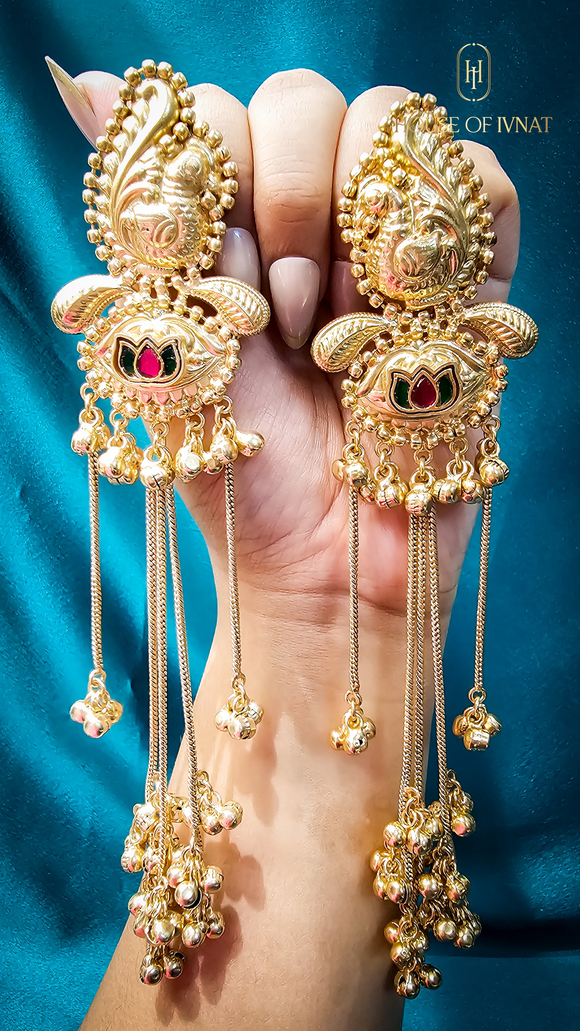 Handcrated Statement Kashmiri Earrings