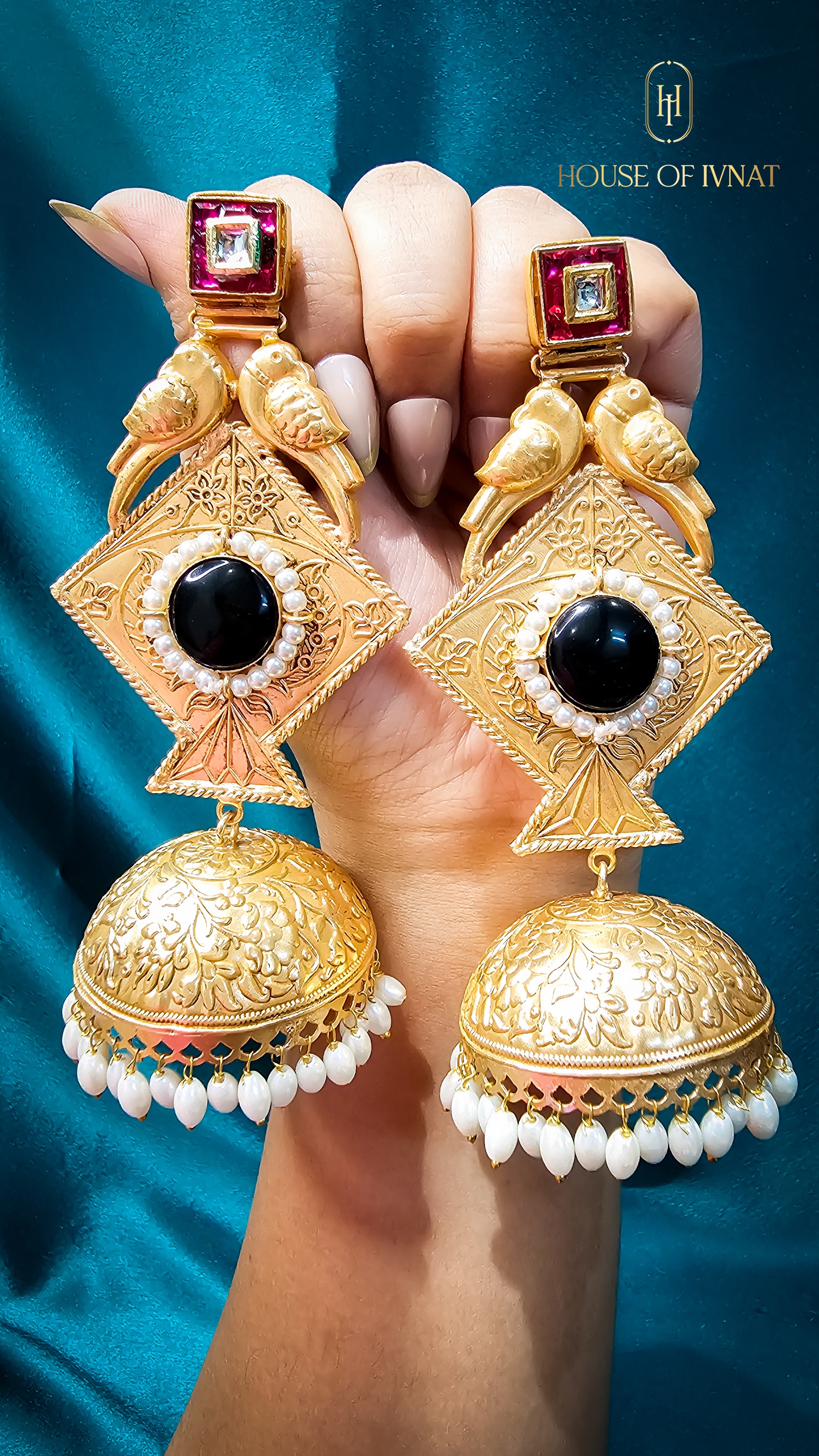 Handcrated Statement Kashmiri Earrings