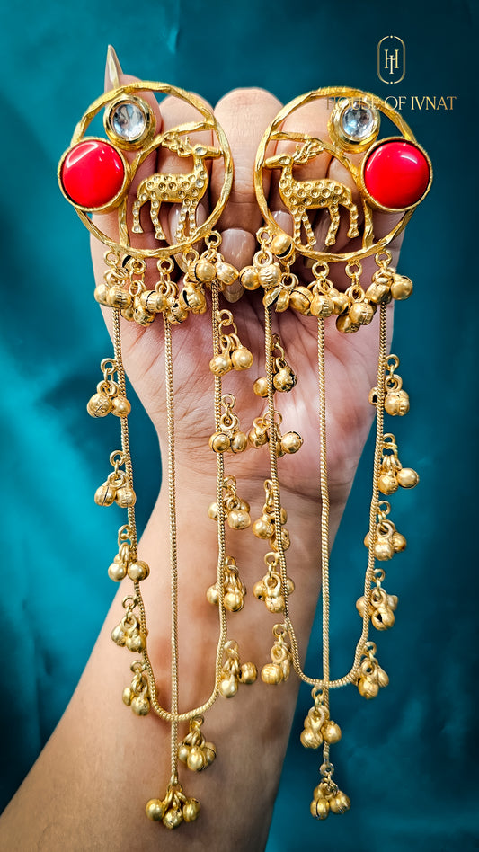 Handcrafted Statement Kashmiri Earrings