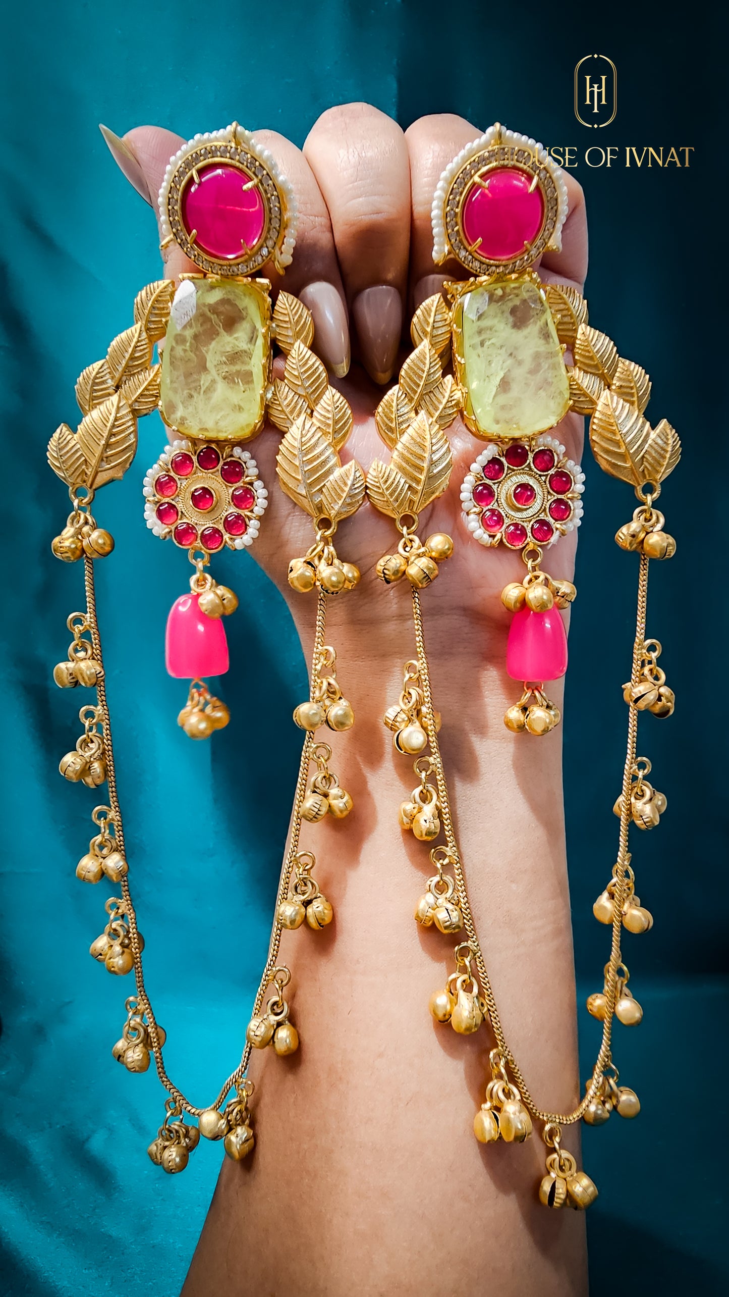 Handcrafted Statement Kashmiri Earrings