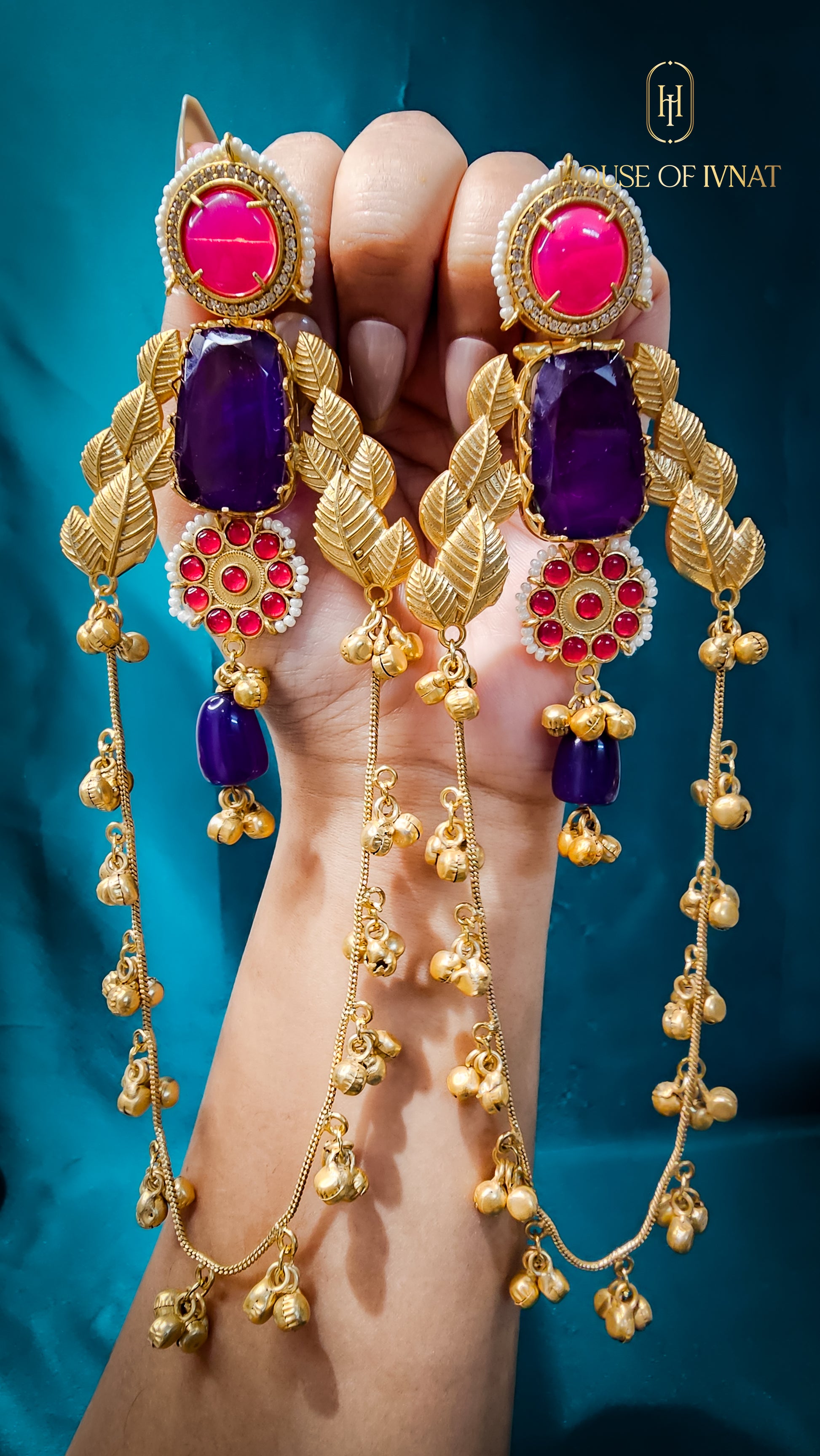 Handcrafted Statement Kashmiri Earrings
