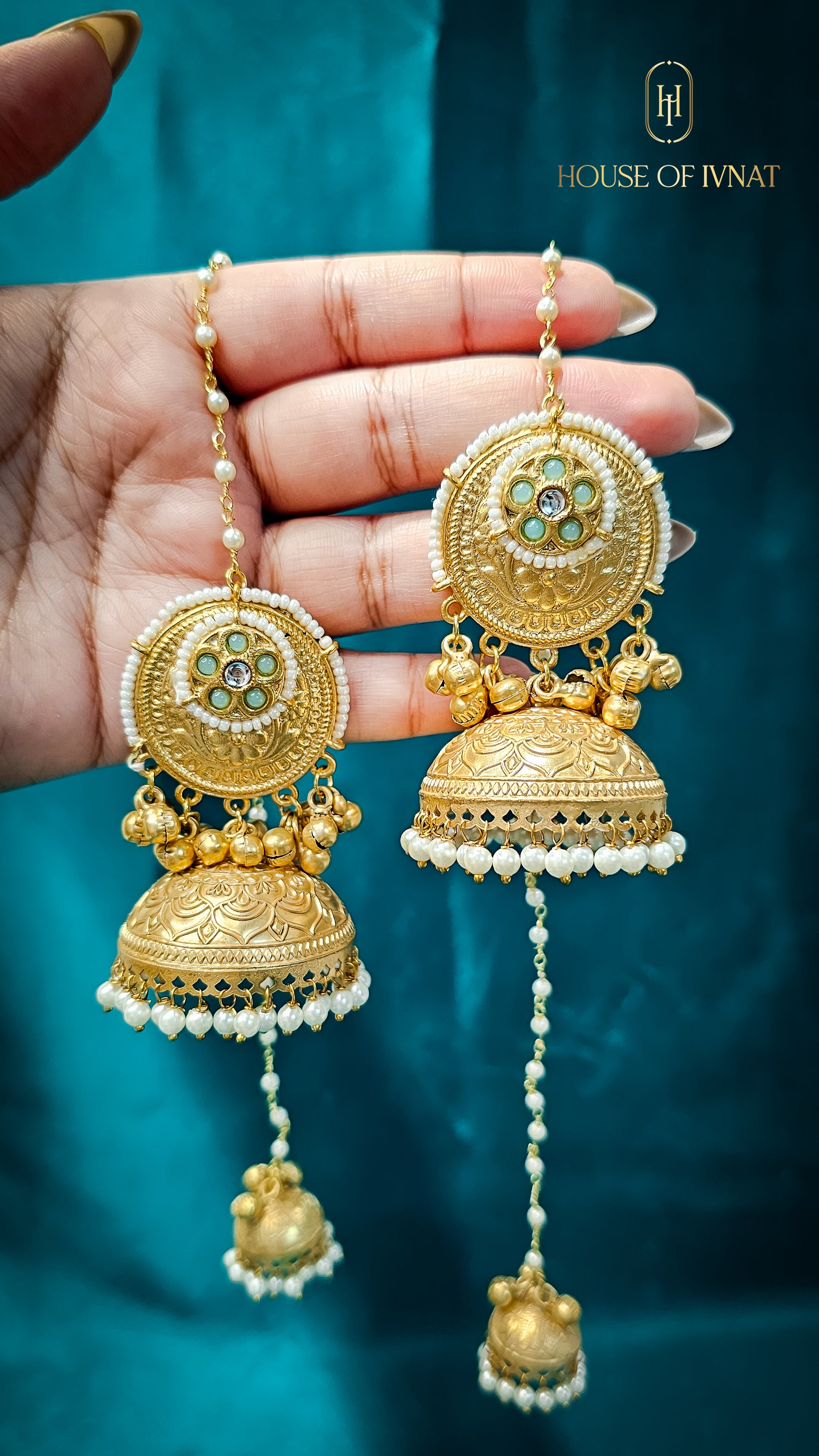 Handcrafted Statement Kashmiri Earrings