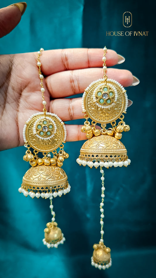 Handcrafted Statement Kashmiri Earrings