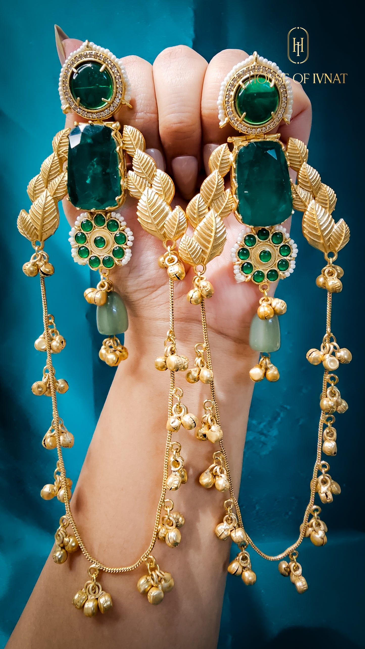 Handcrafted Statement Kashmiri Earrings