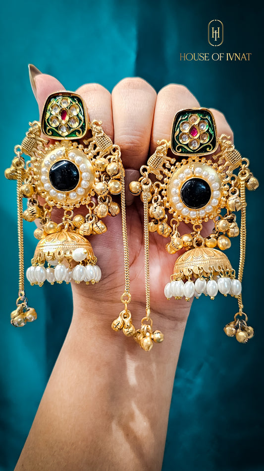 Handcrafted Statement Kashmiri Earrings