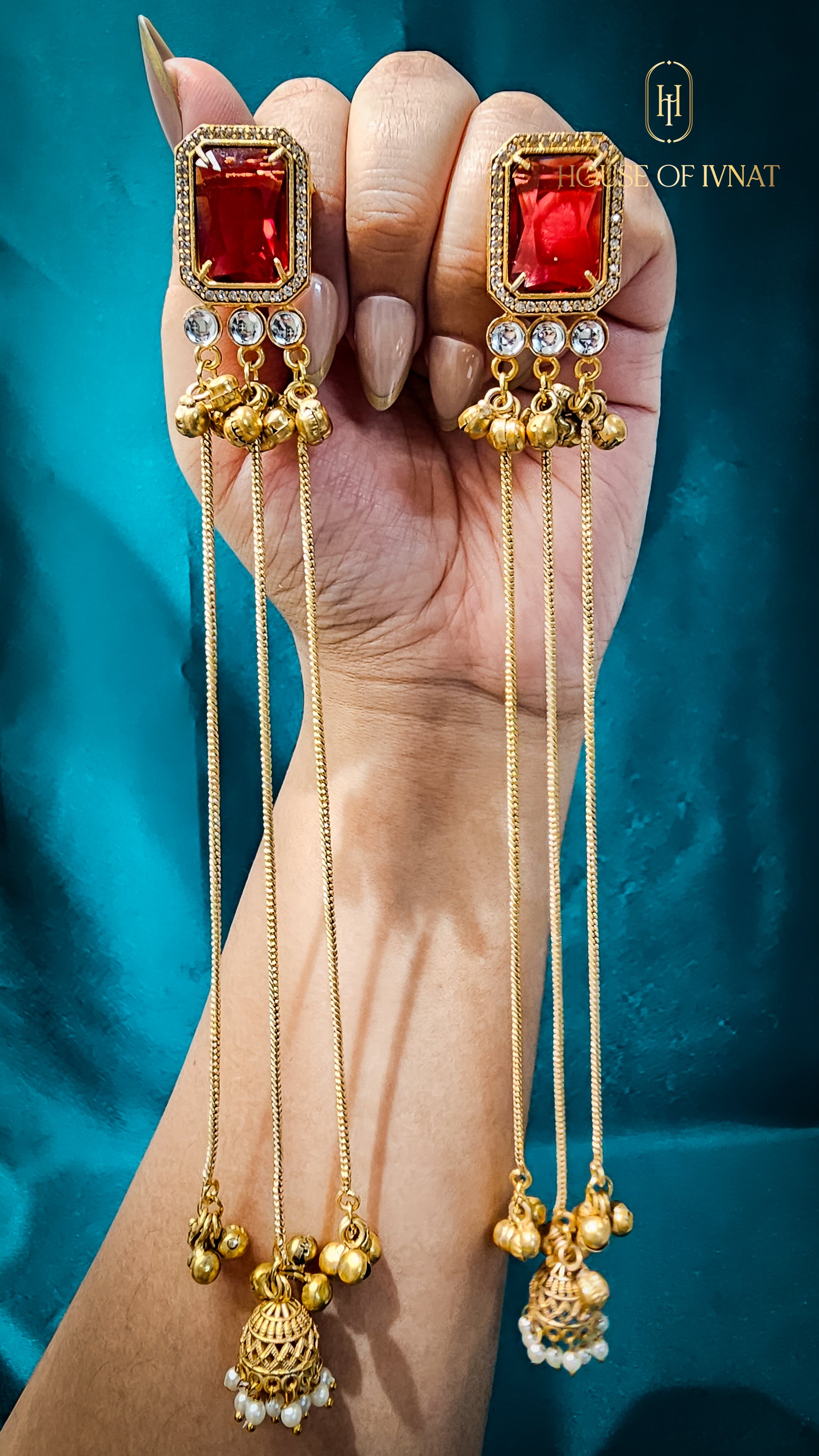 Handcrafted Statement Kashmiri Earrings