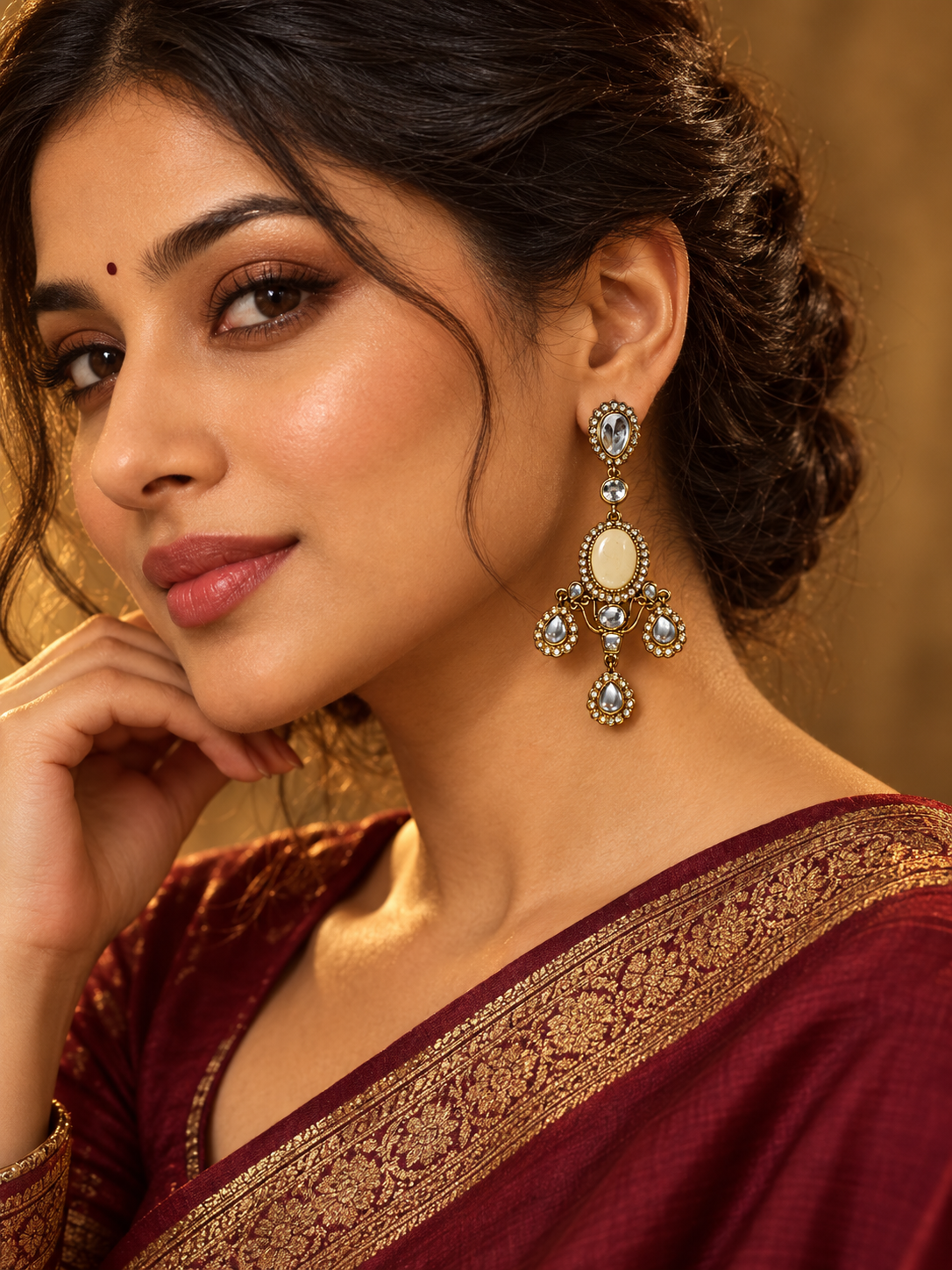 Ishanvi Earrings- Butter Yellow