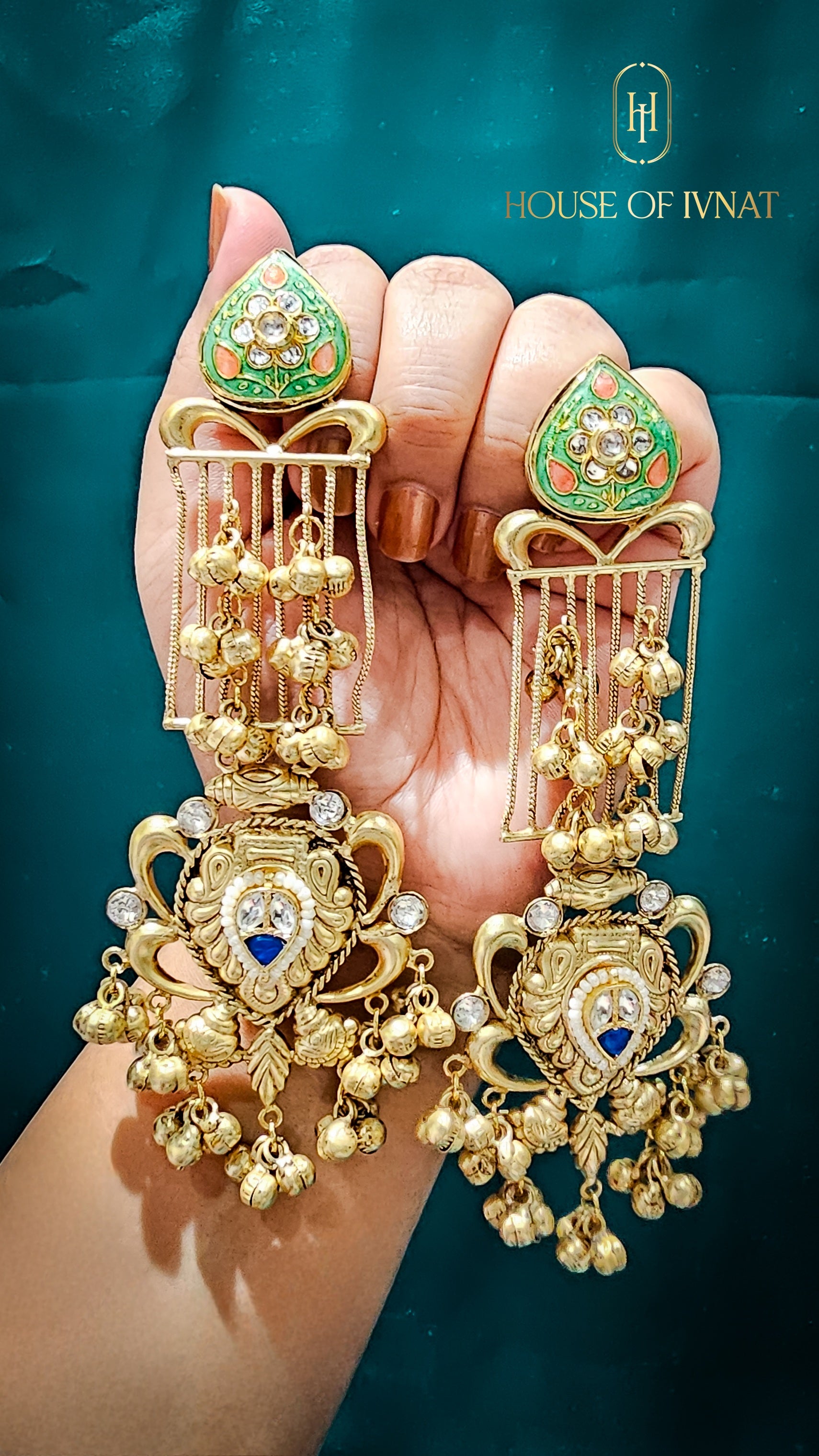 brass jhumka