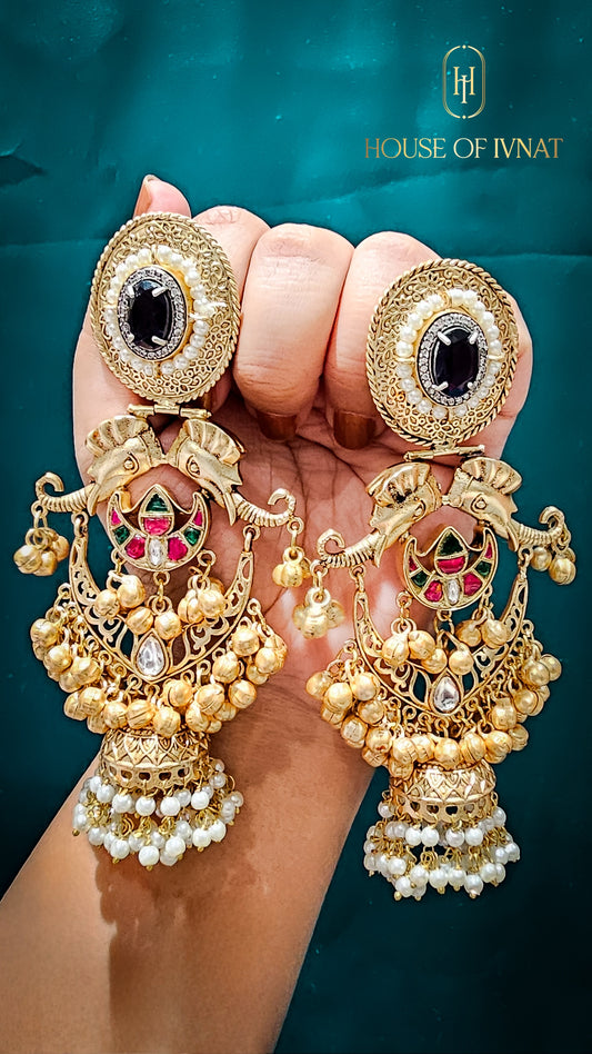 brass jhumka