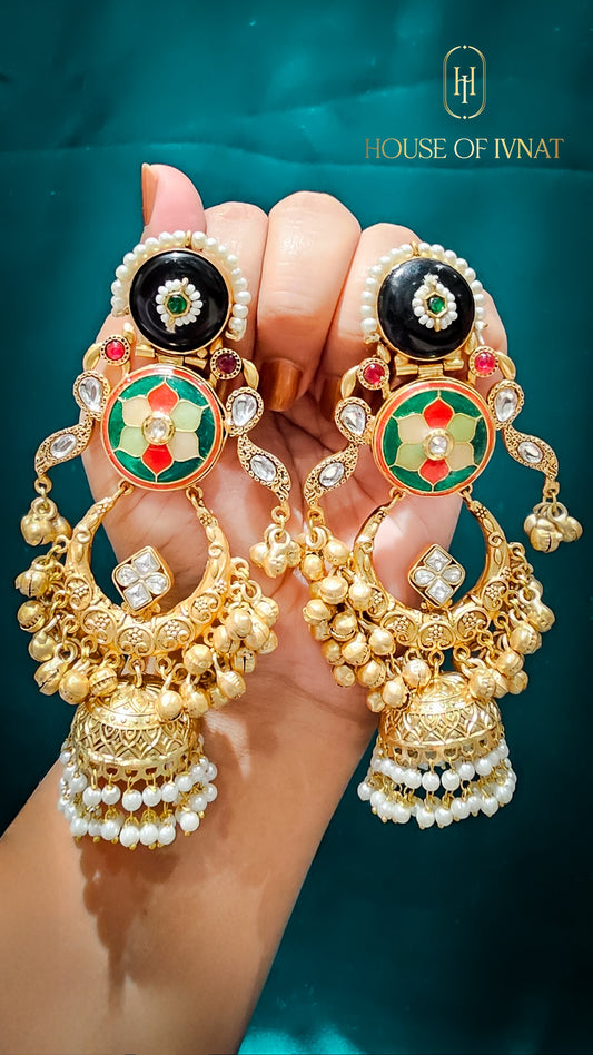 brass jhumka