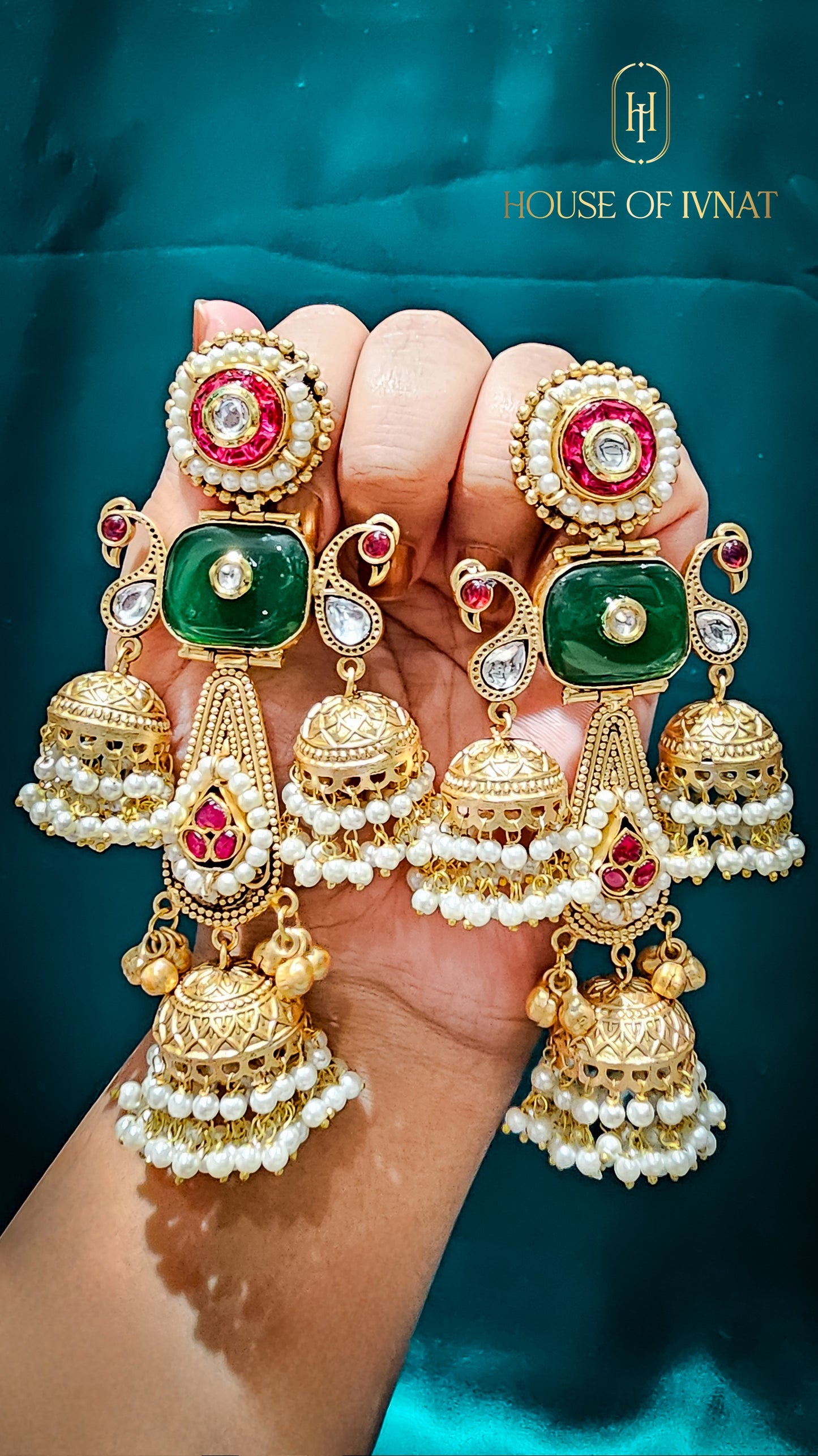 brass jhumka