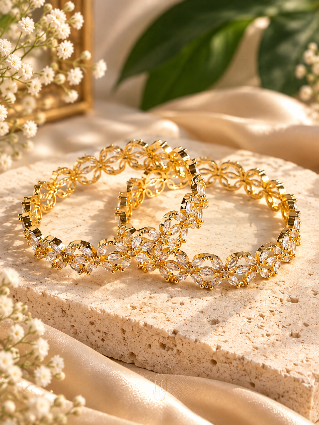 Heli Diamond Bangles Set