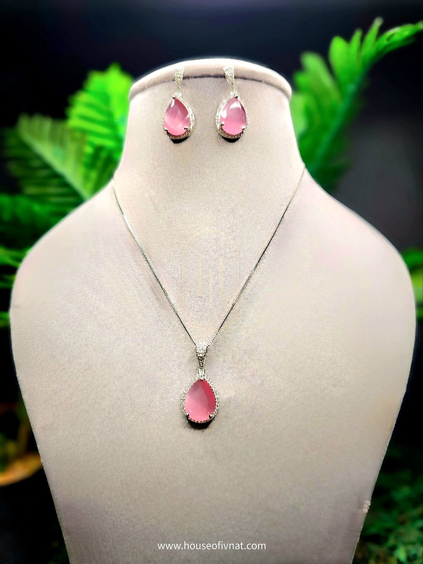 Clara Pendant Set- Pink