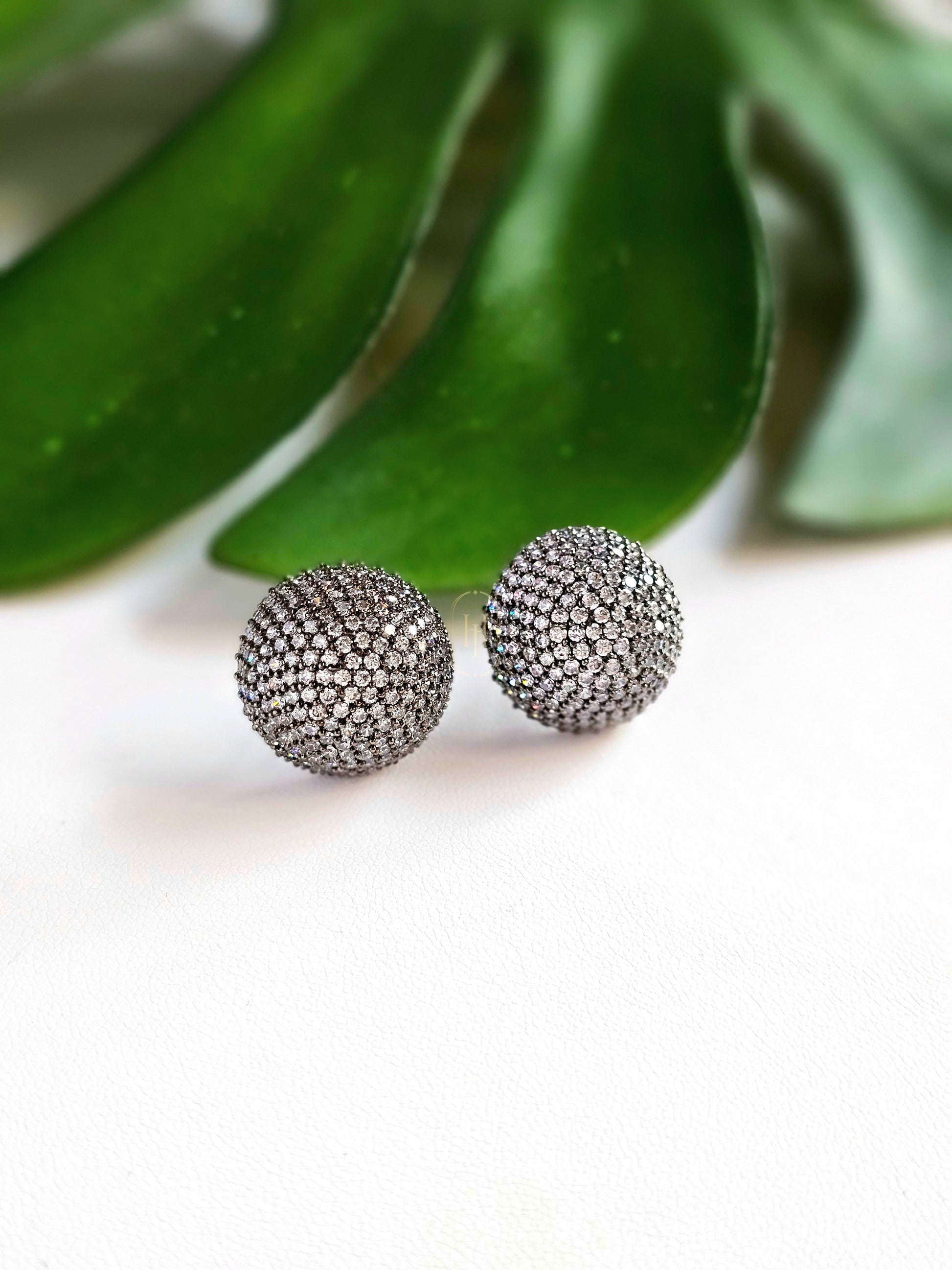 Camila Stud Earrings- American Diamond Stud earrings