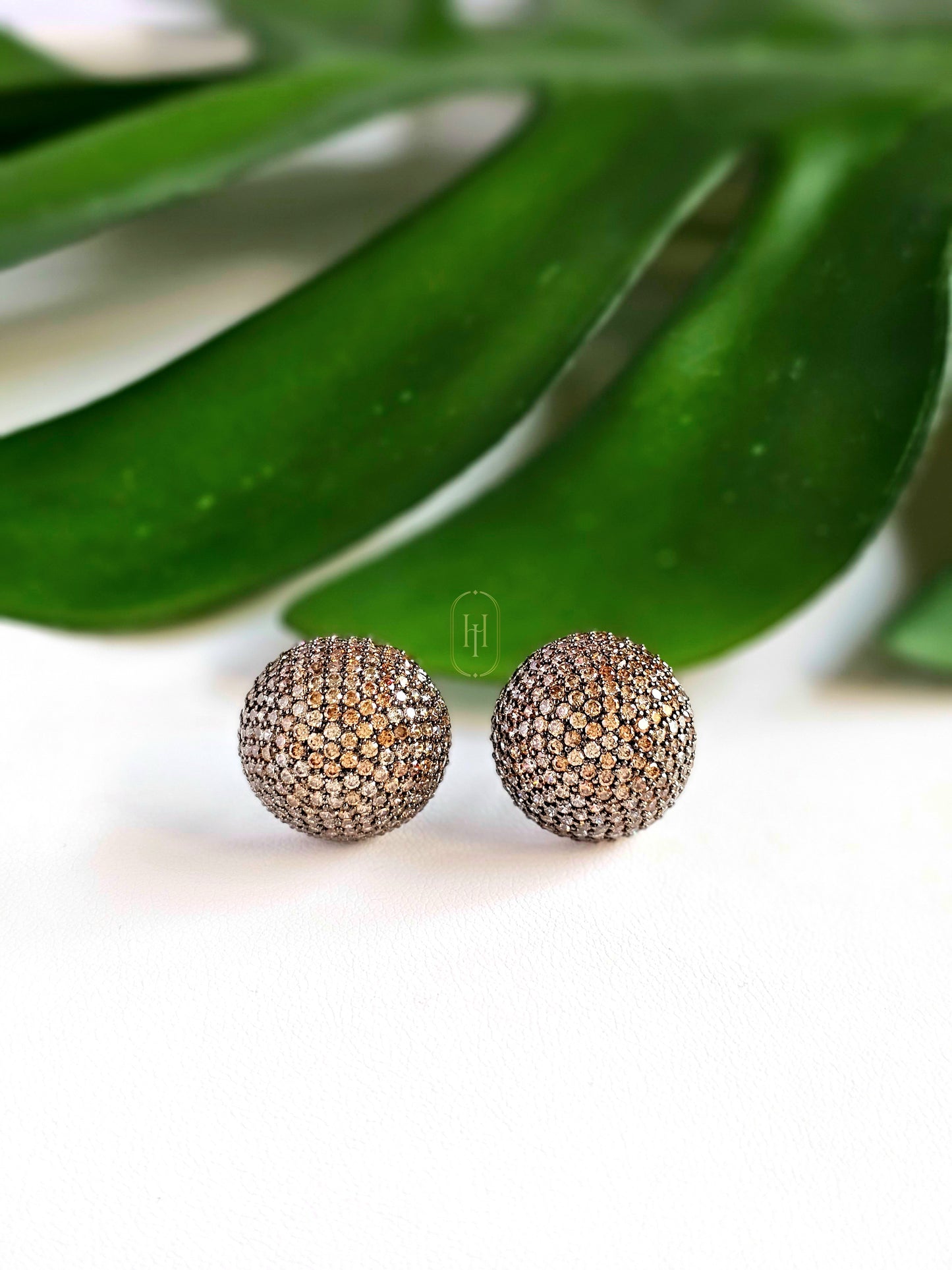 Camila Stud Earrings- Dusty Yellow