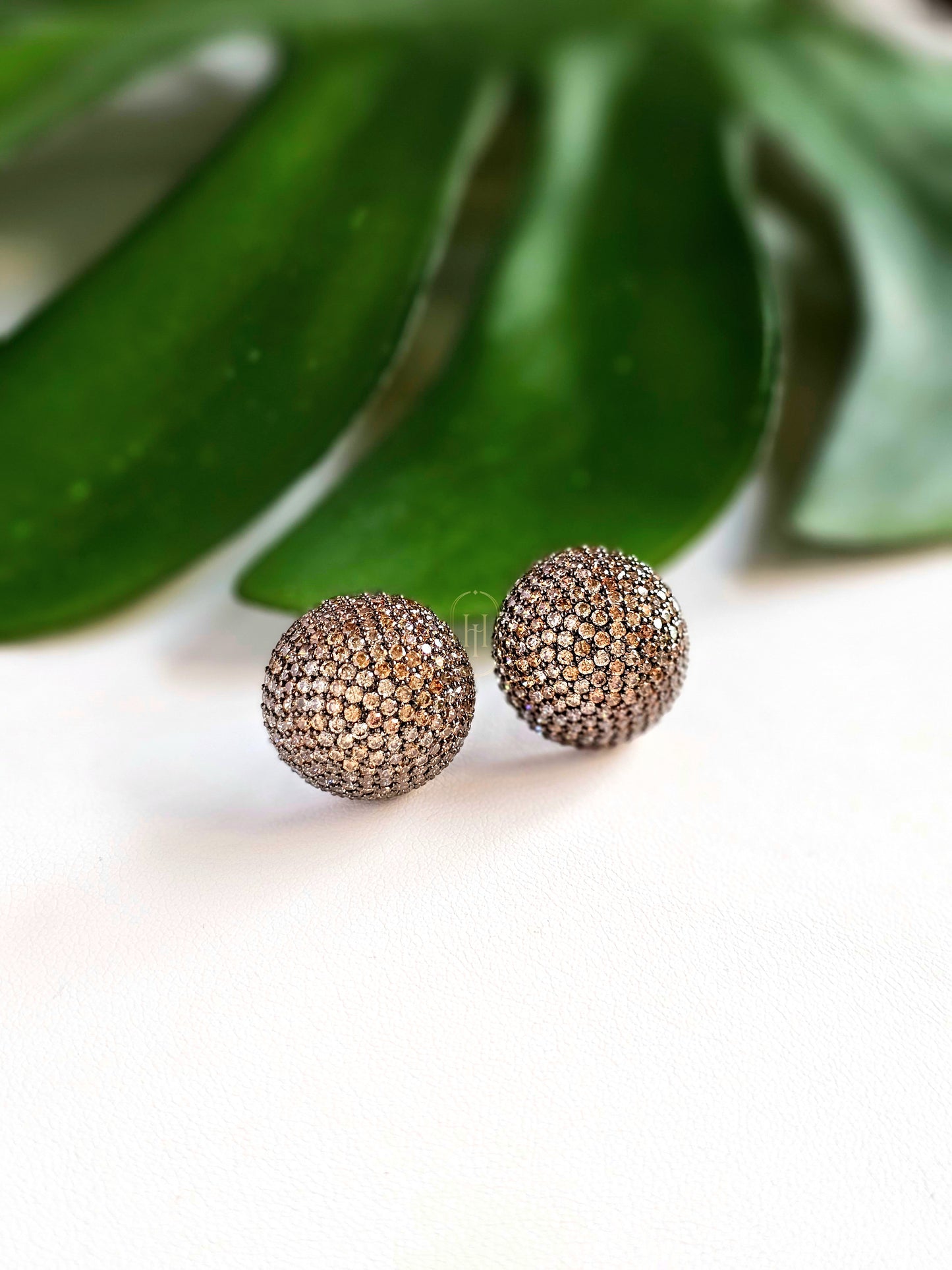 Camila Stud Earrings- Dusty Yellow