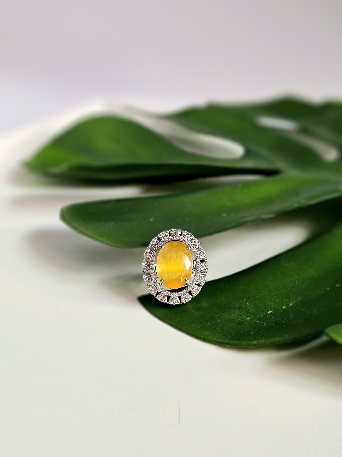 Talia Diamond Ring- Yellow