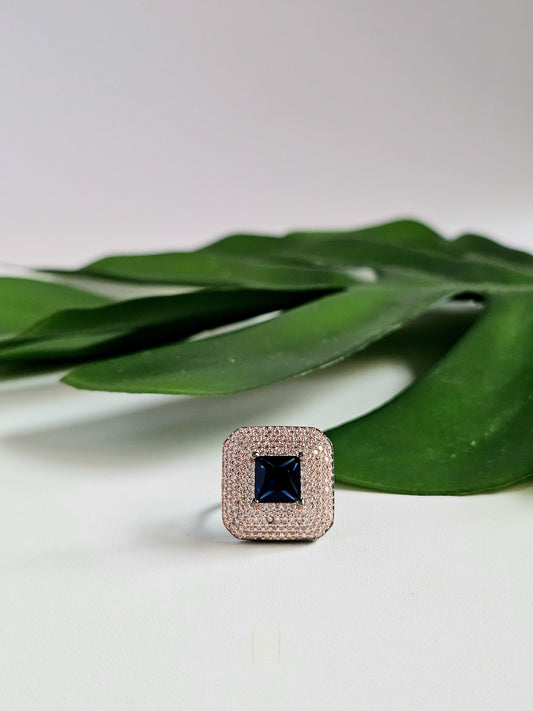 Whitney Diamond Ring- Sapphire