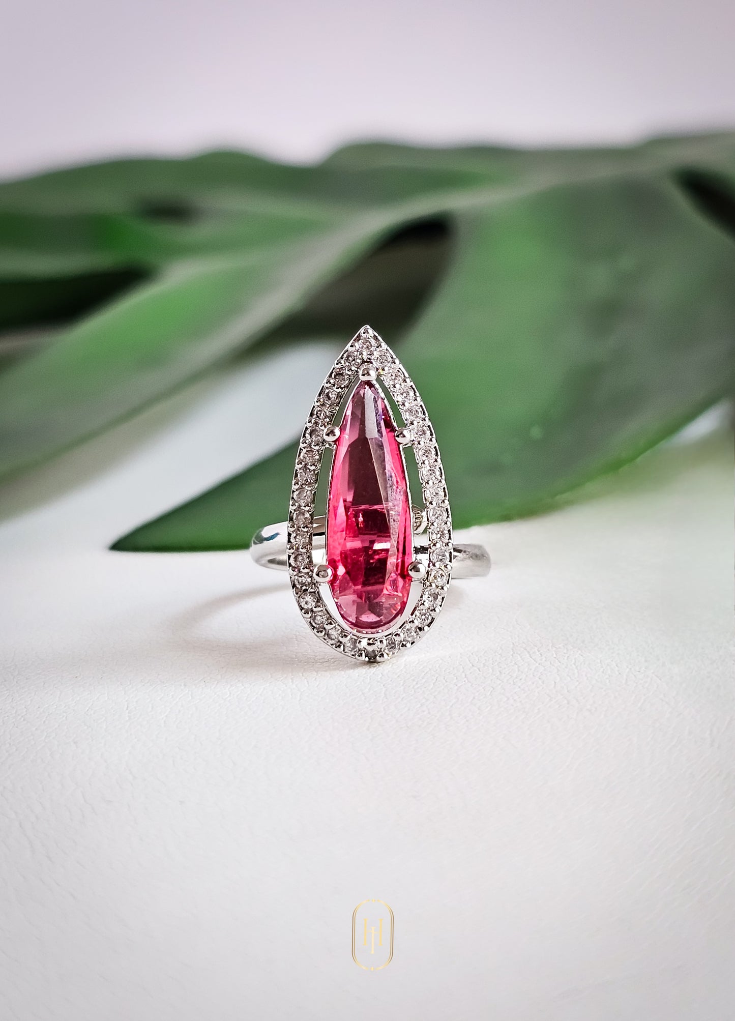 Amara Diamond Ring-Ruby