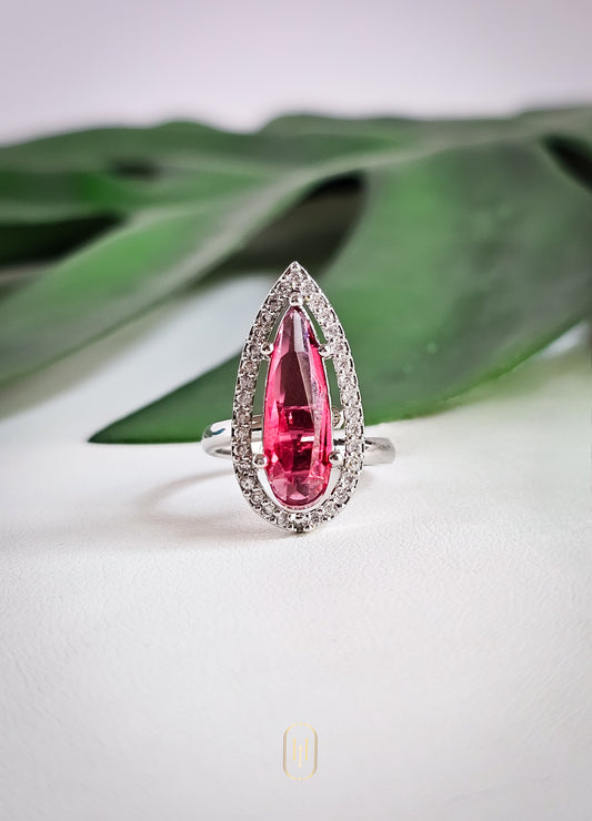 Amara Diamond Ring-Ruby