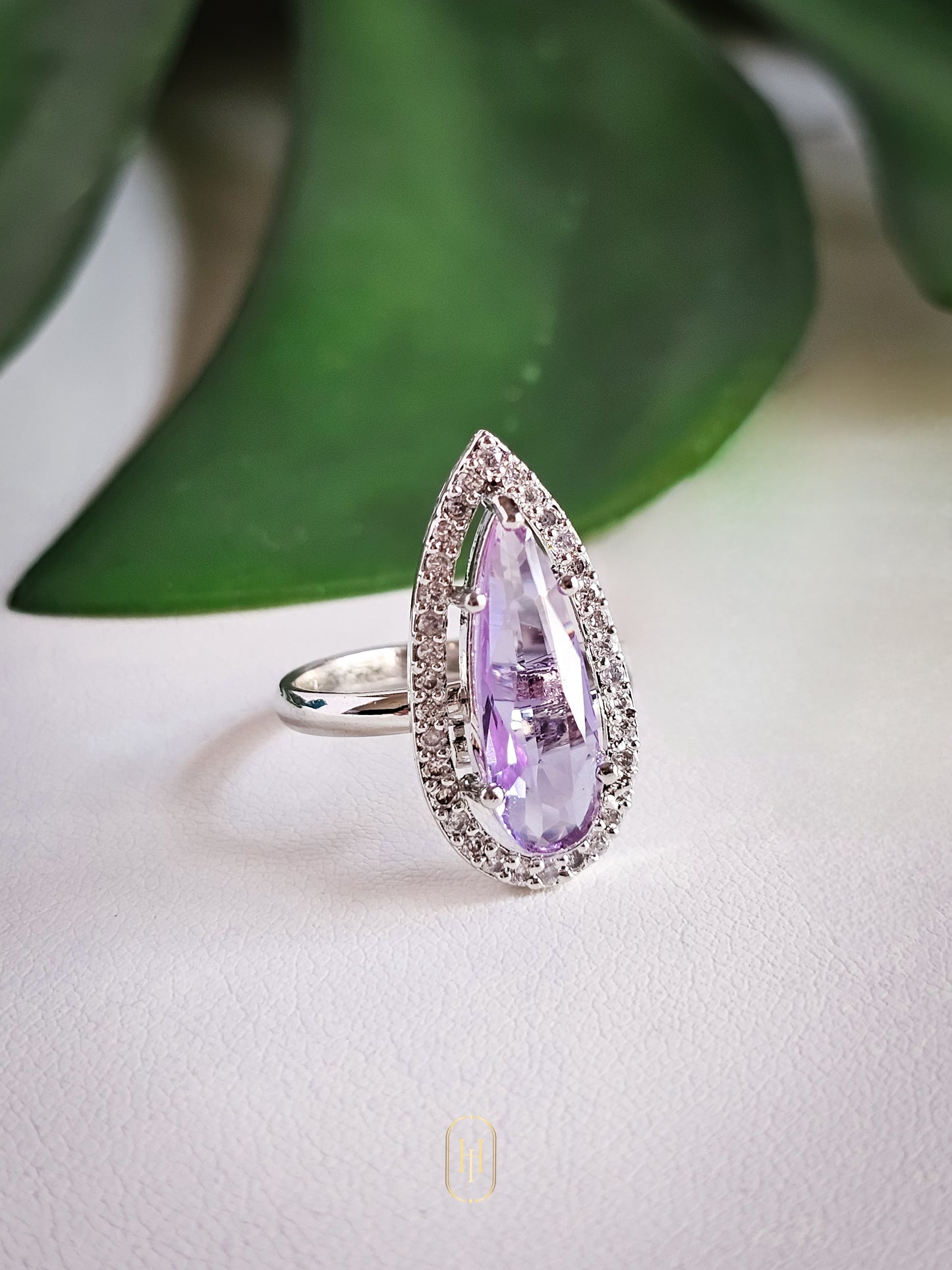 Amara Diamond Ring-Lavender