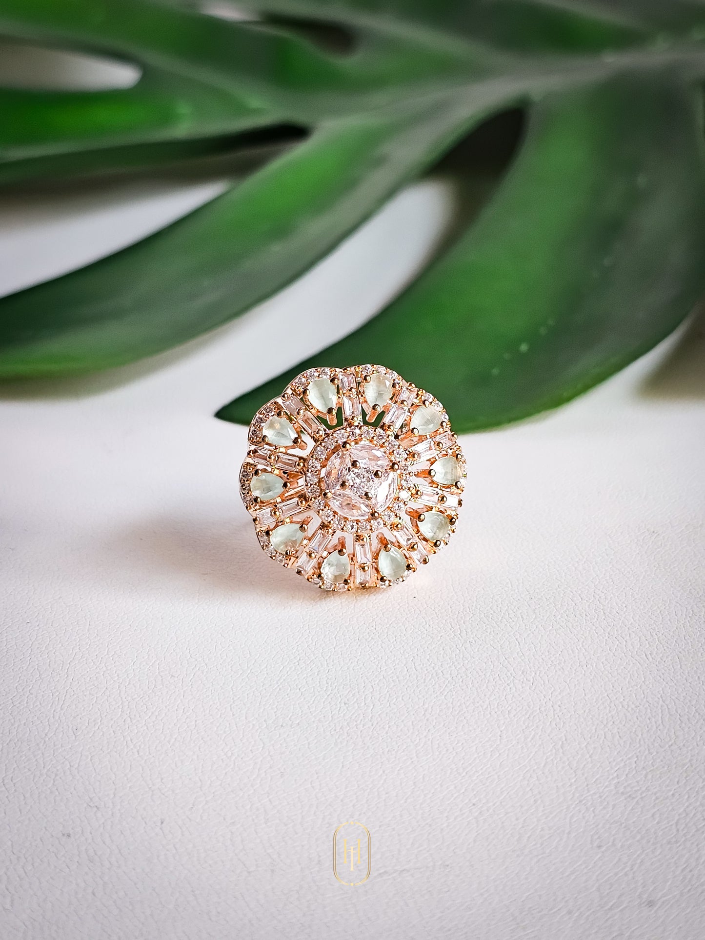 Naira Diamond Ring- Mint