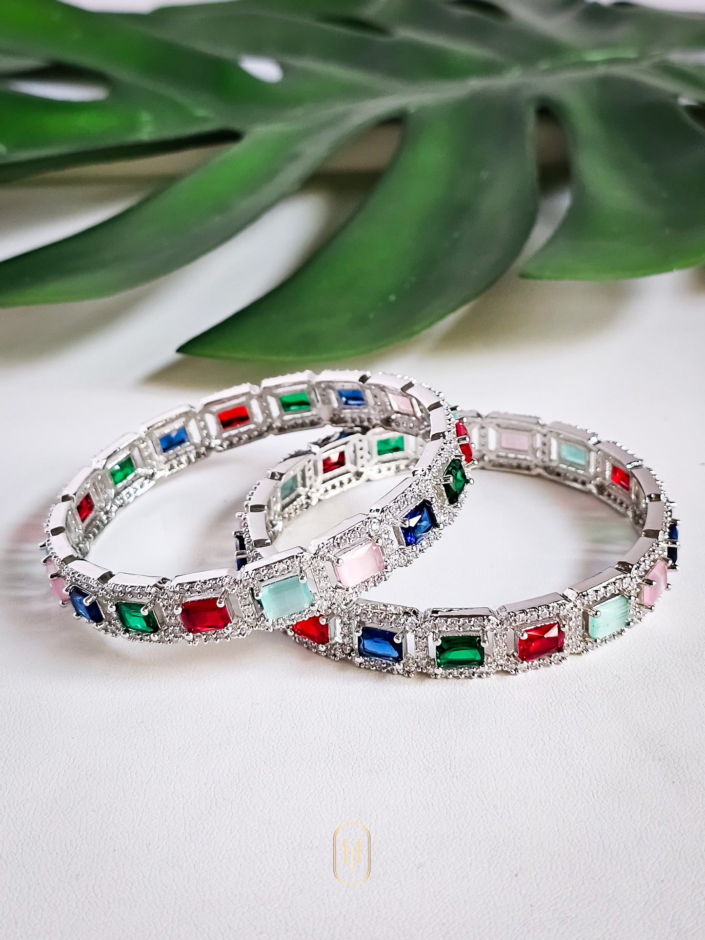 multicolour AD bangles