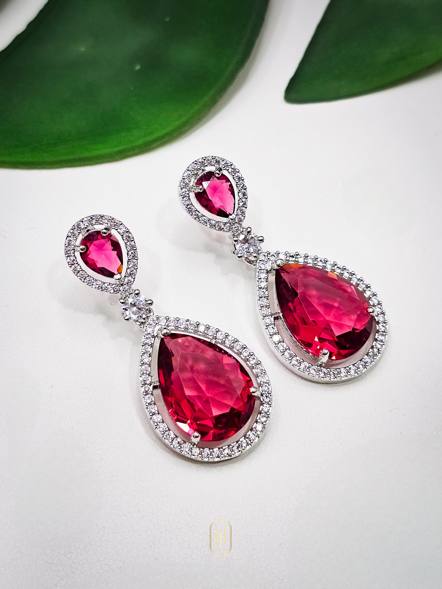 Amrapali Earrings- Ruby