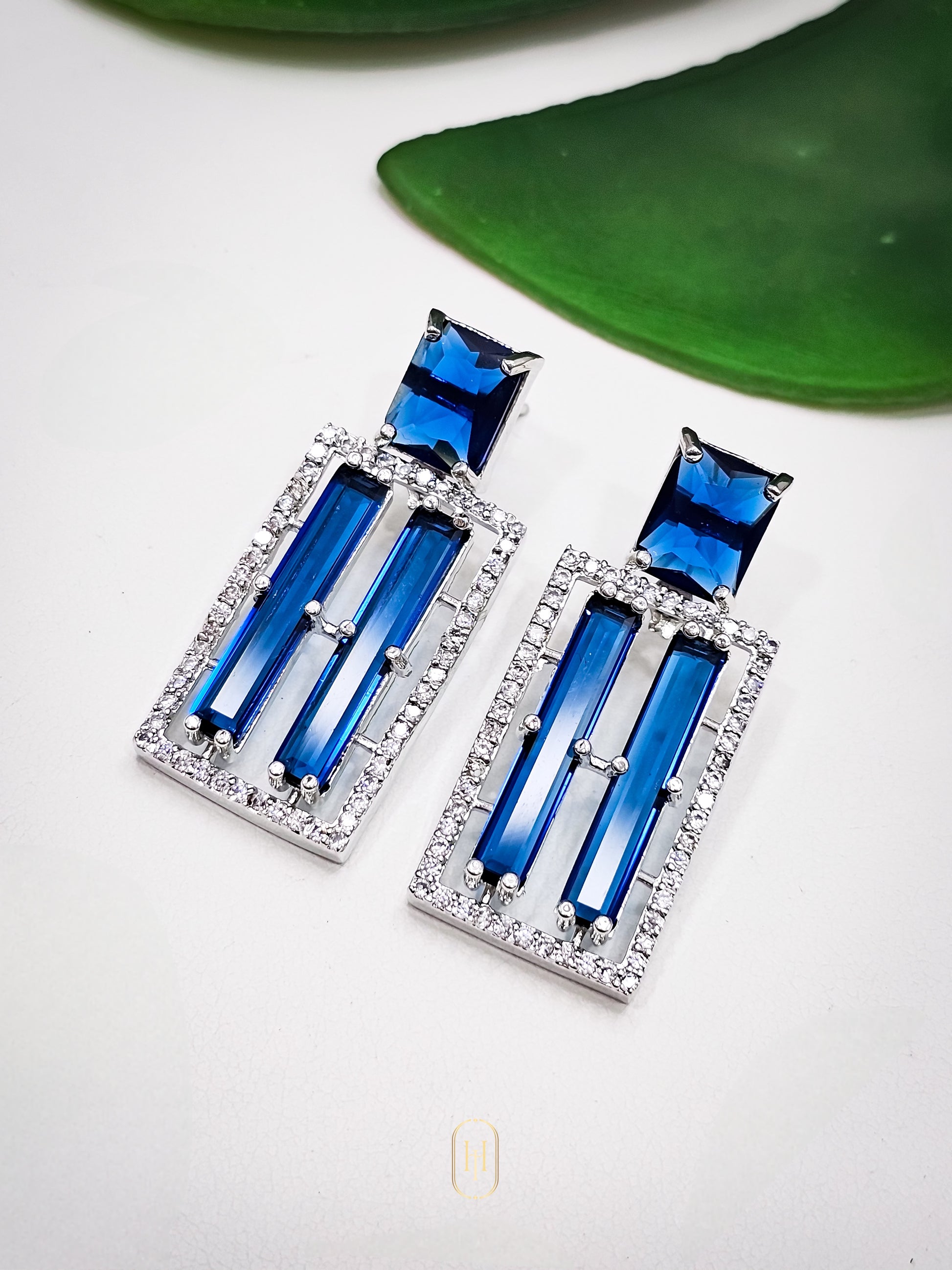 American Diamond Statement Earrings