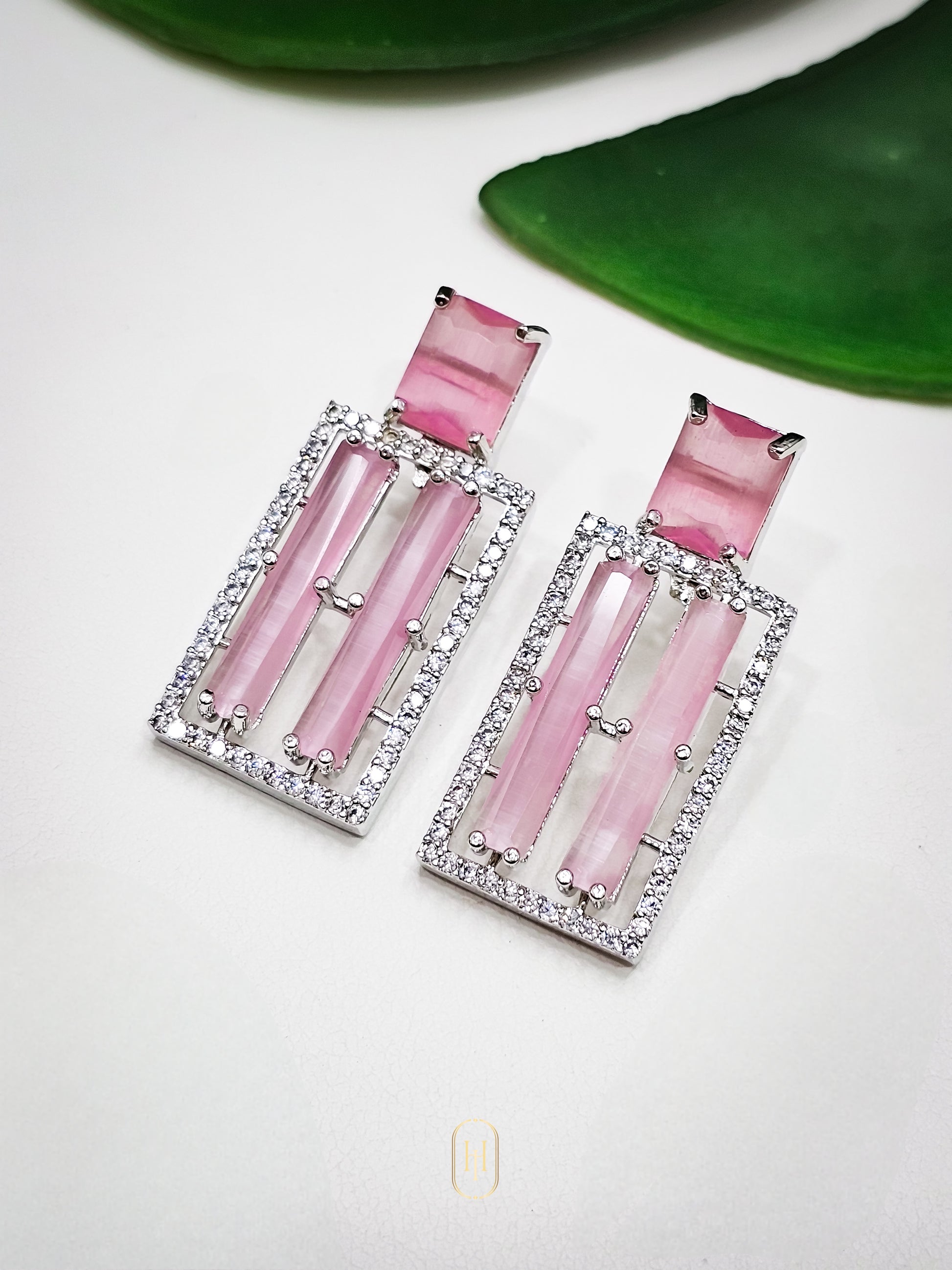 American Diamond Statement Earrings