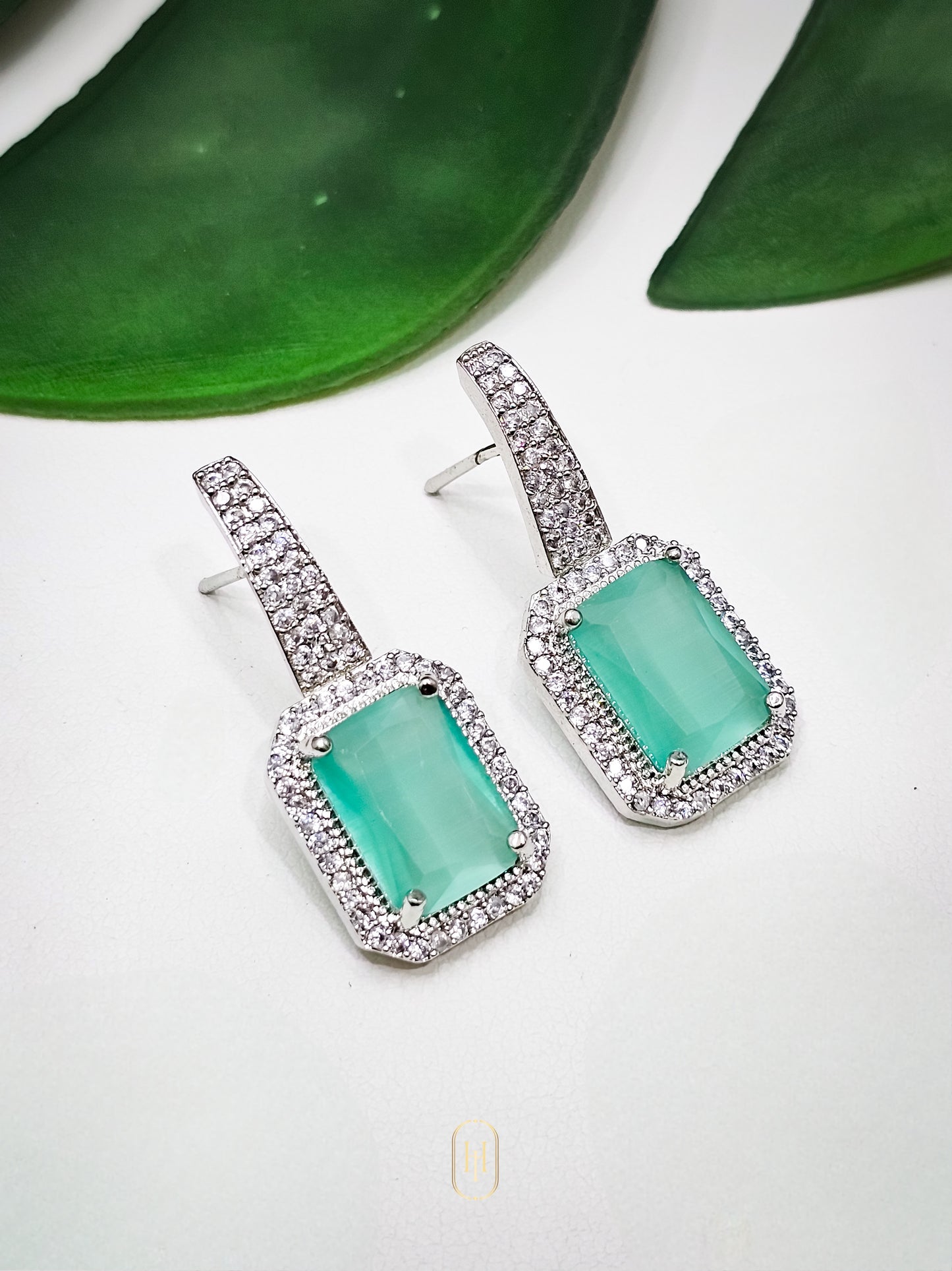 Ahana Earrings- Mint