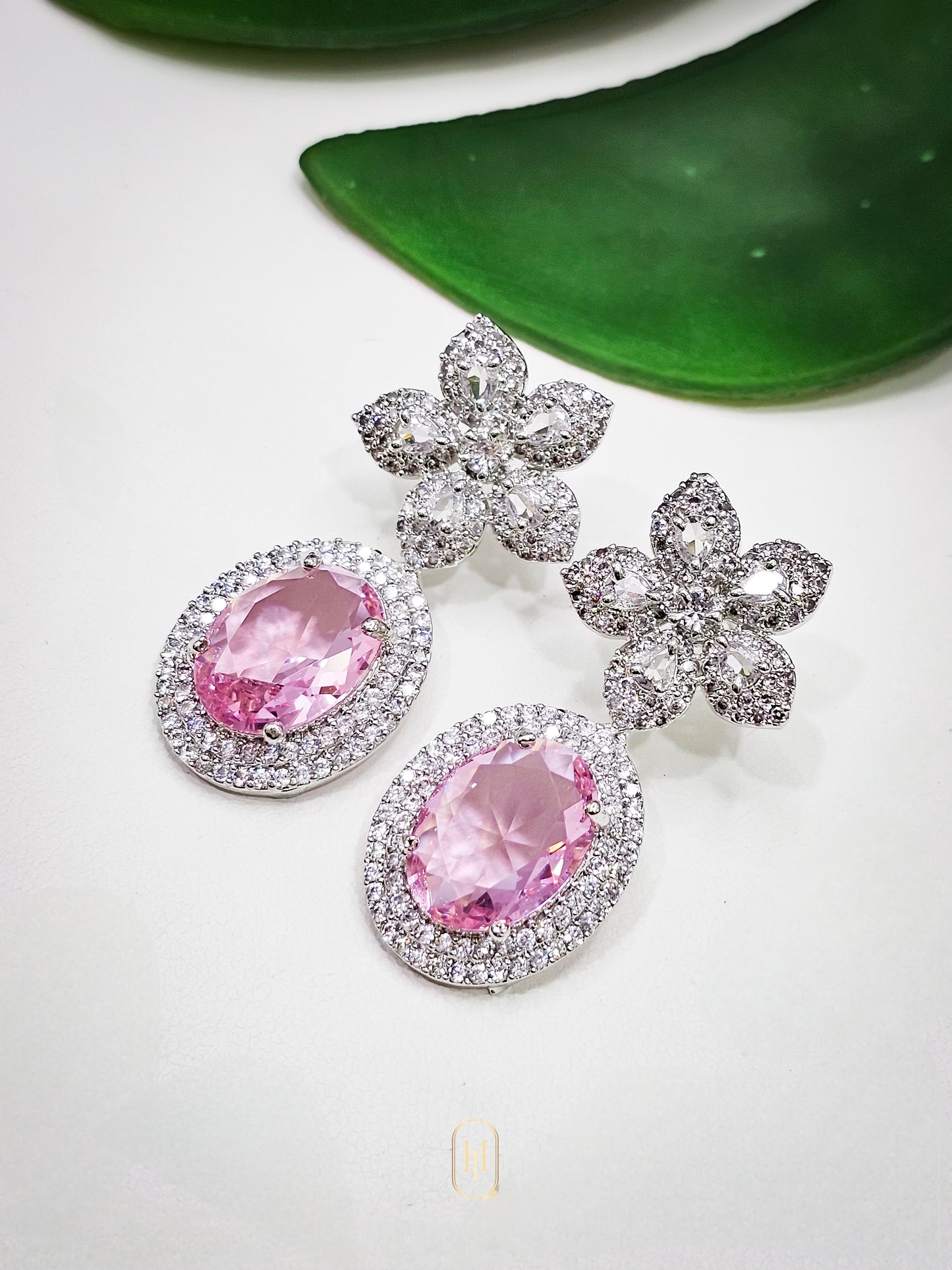 American Diamond Statement Earrings