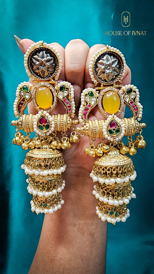 Handcrafted  Statement Kashmiri Earrings