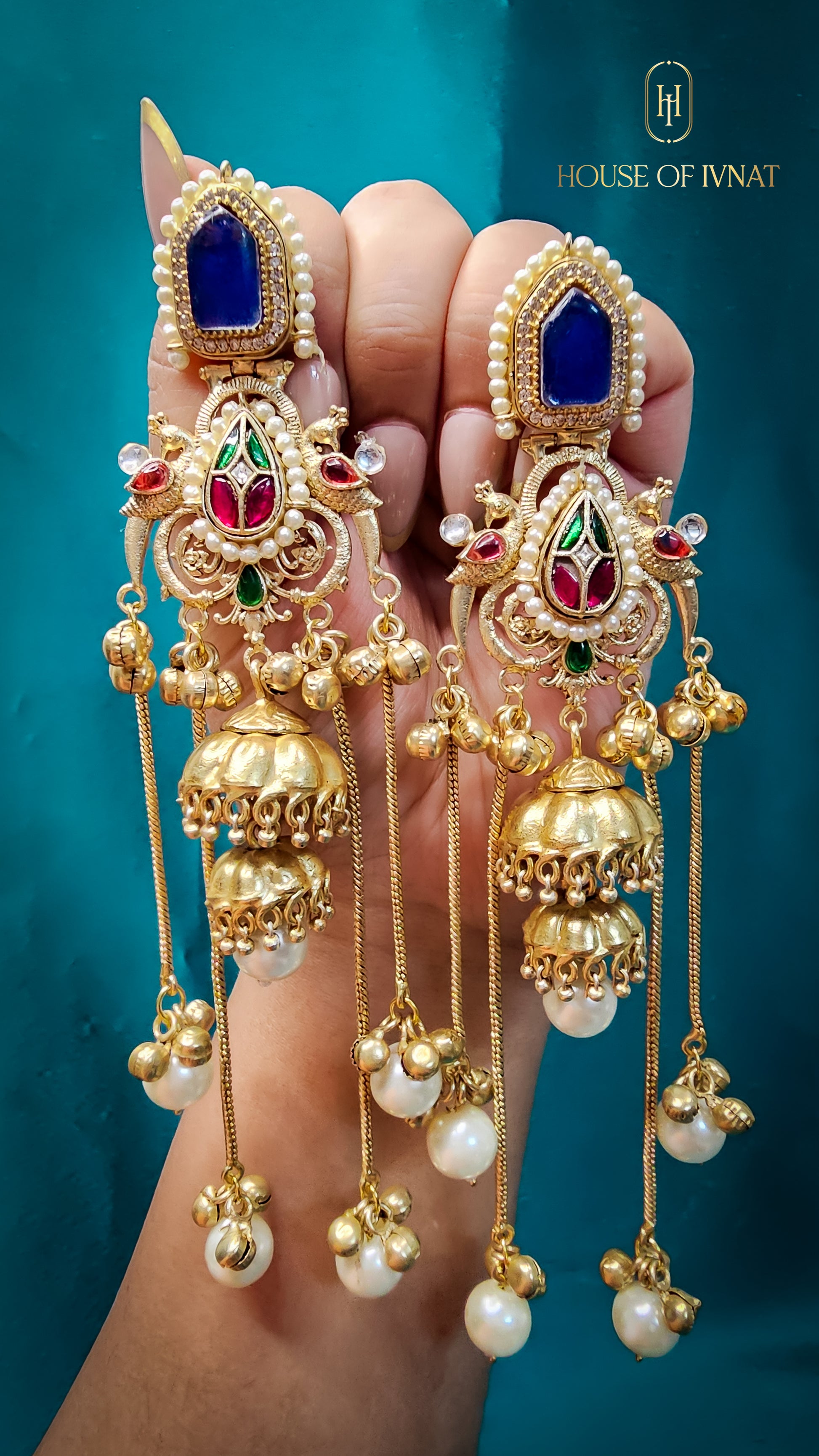 Handcrafted  Statement Kashmiri Earrings