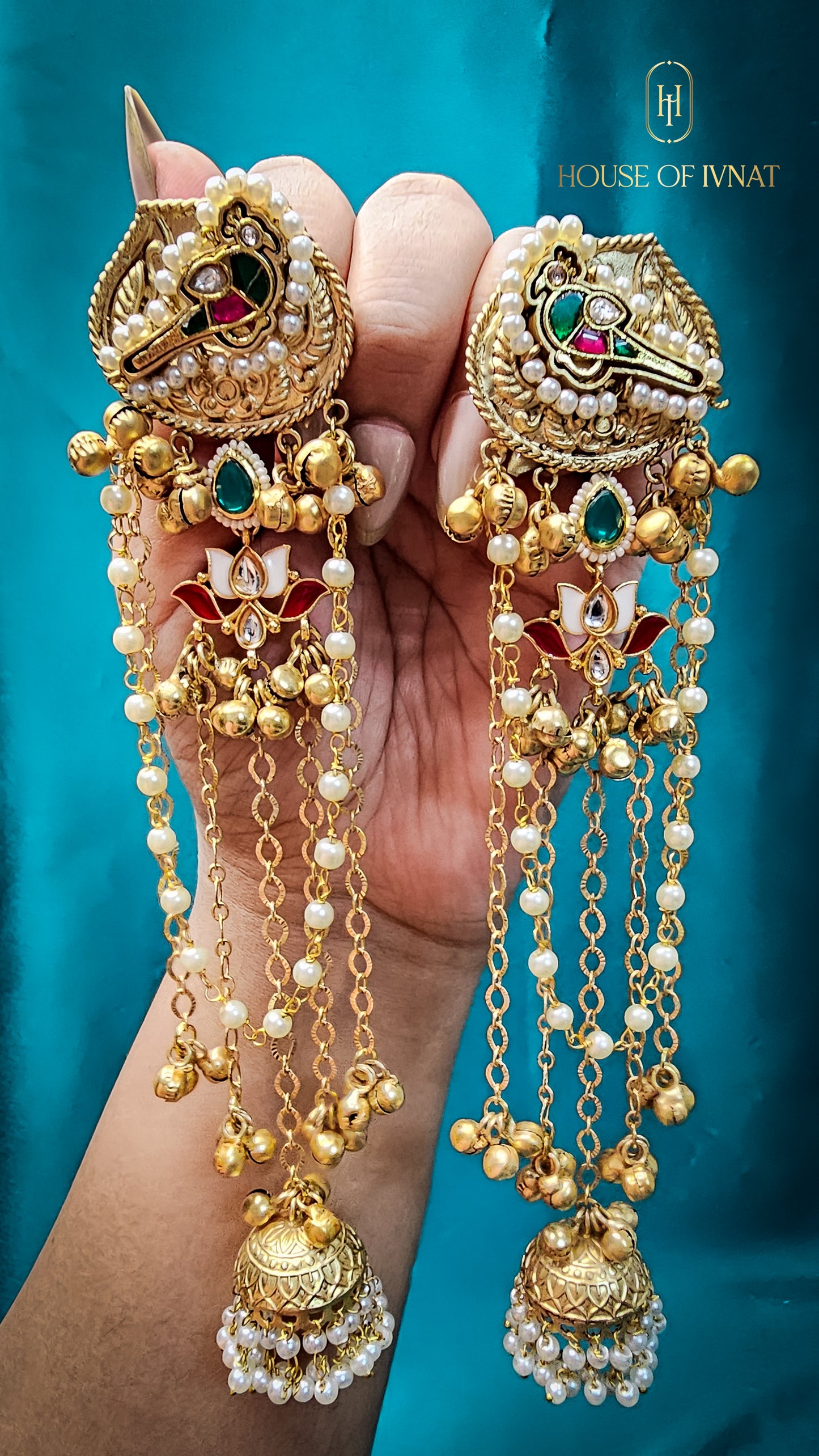 Handcrafted Statement Kashmiri Earrings