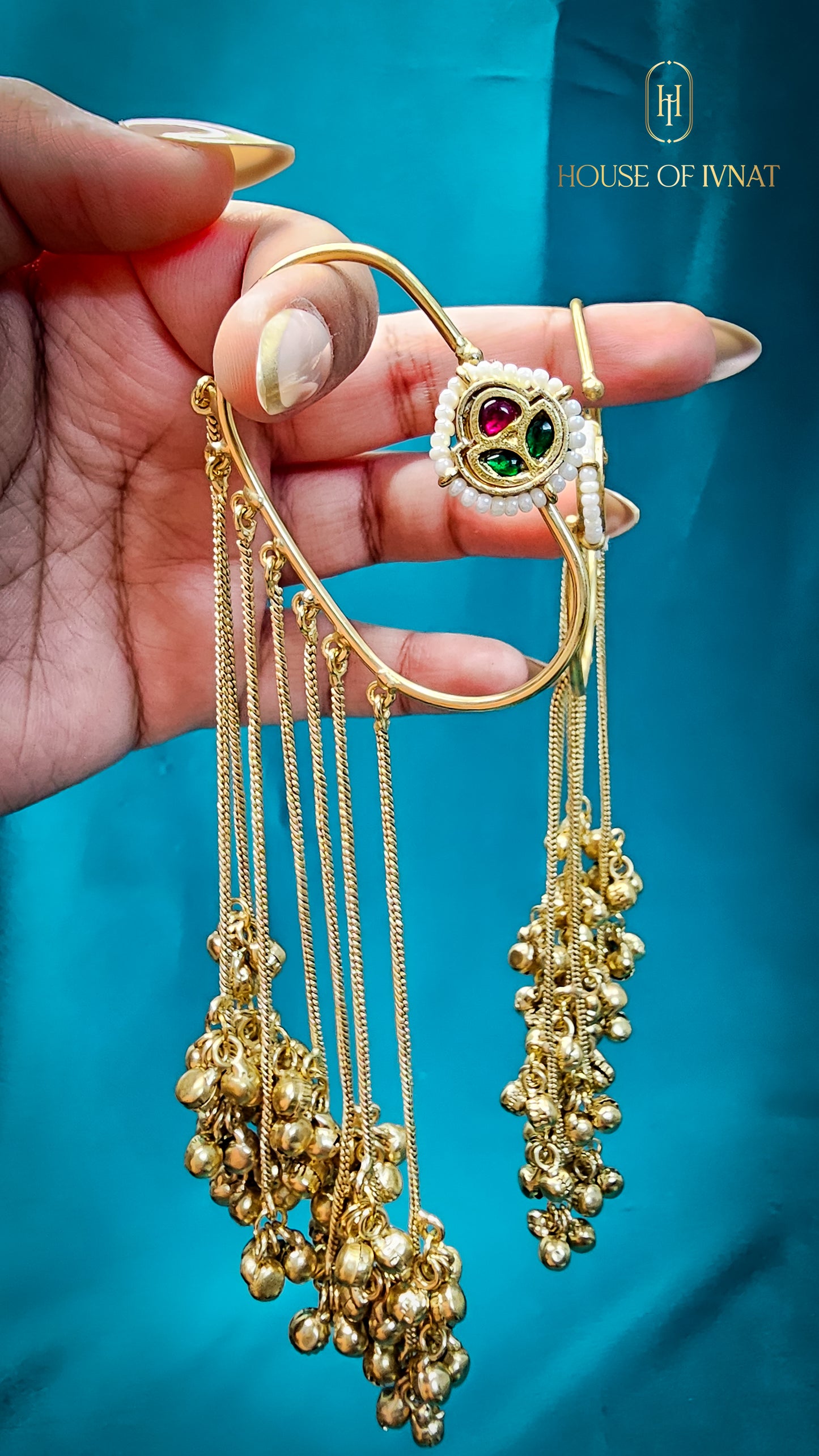 Handcrafted Statement Kashmiri Earrings