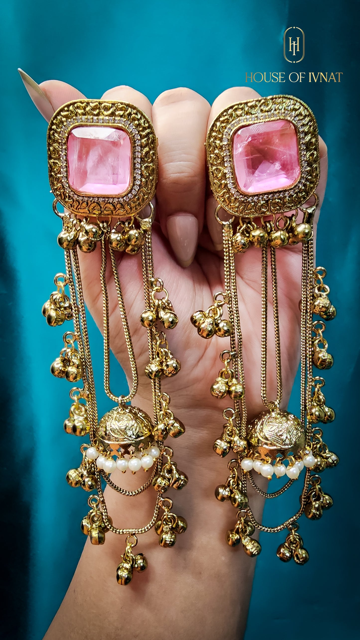 Handcrafted Statement Kashmiri Earrings