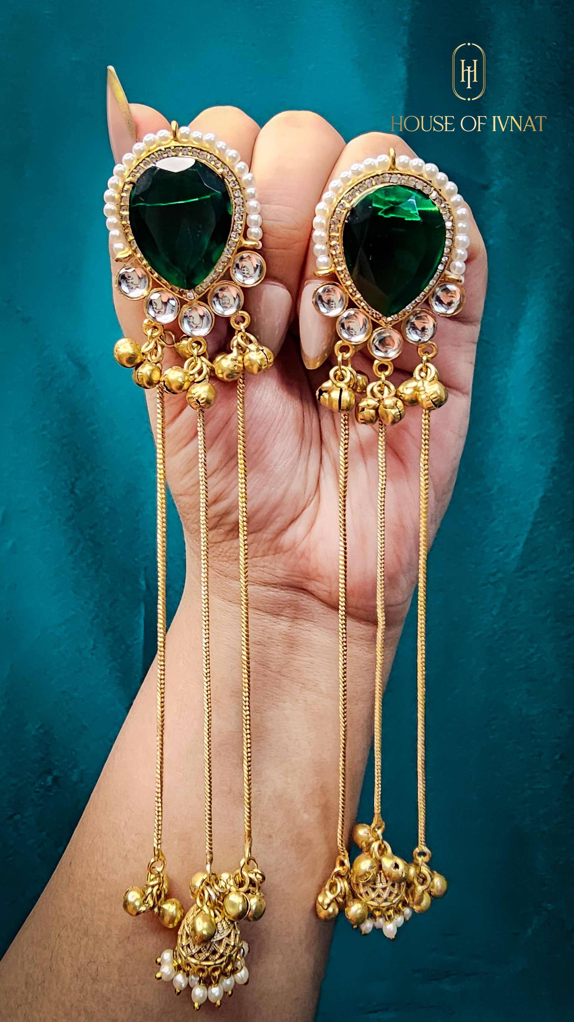 Handcrafted Statement Kashmiri Earrings