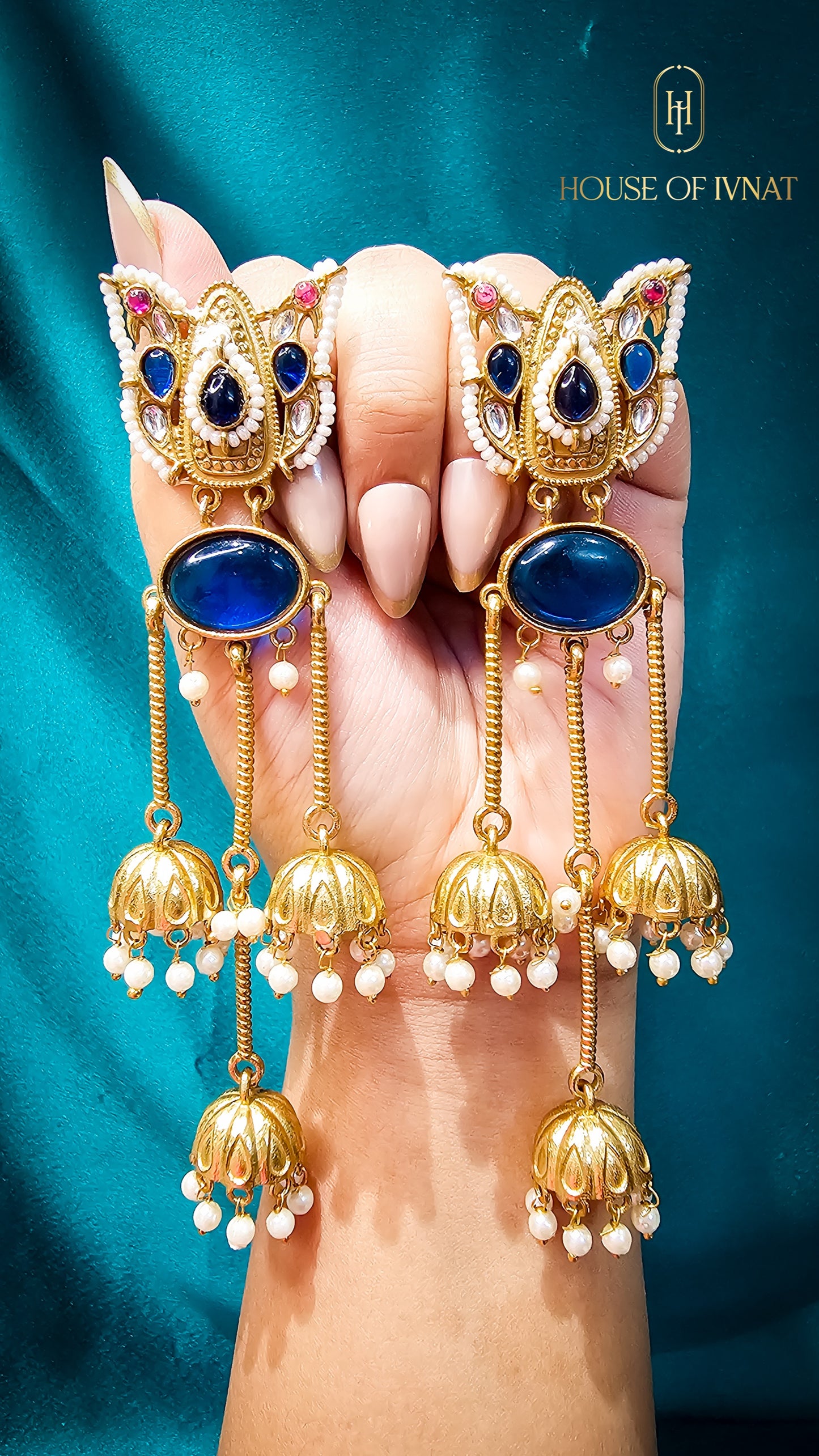 Handcrafted Statement Kashmiri Earringa