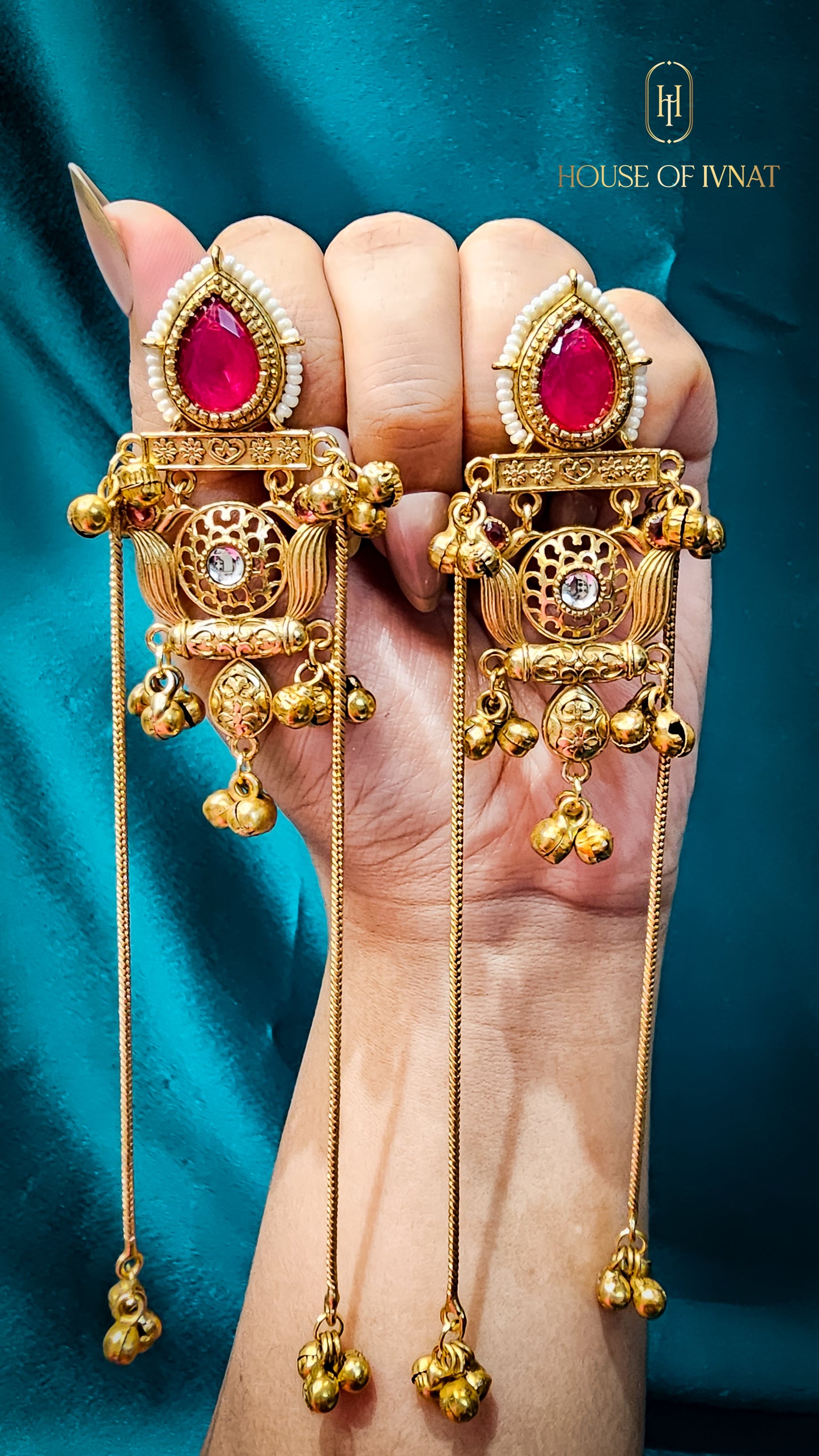 Handcrafted Statement Kashmiri Earringa