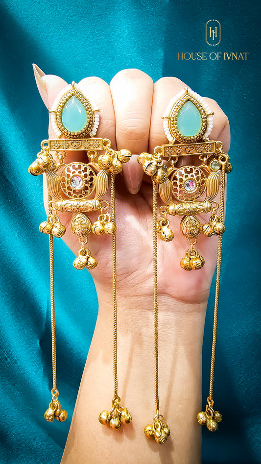 Handcrafted Statement Kashmiri Earrings